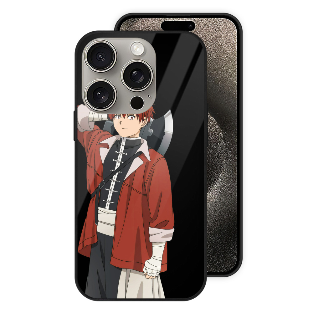 （画像用） 葬送のフリーレン Frieren 【iPhone15Pro対応】スマホケース 耐衝撃＆黄変防止 背面ガラス