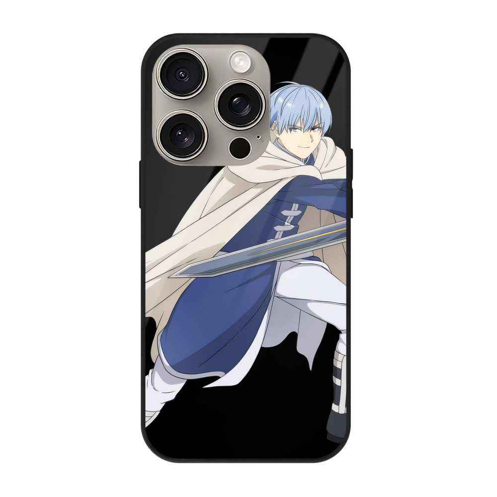 （画像用） 葬送のフリーレン Frieren 【iPhone15Pro対応】スマホケース 耐衝撃＆黄変防止 背面ガラス