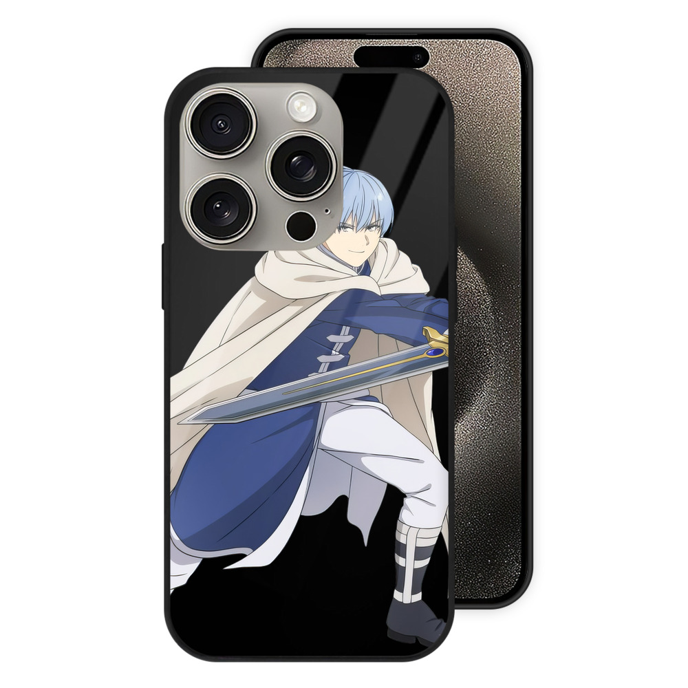 （画像用） 葬送のフリーレン Frieren 【iPhone15Pro対応】スマホケース 耐衝撃＆黄変防止 背面ガラス