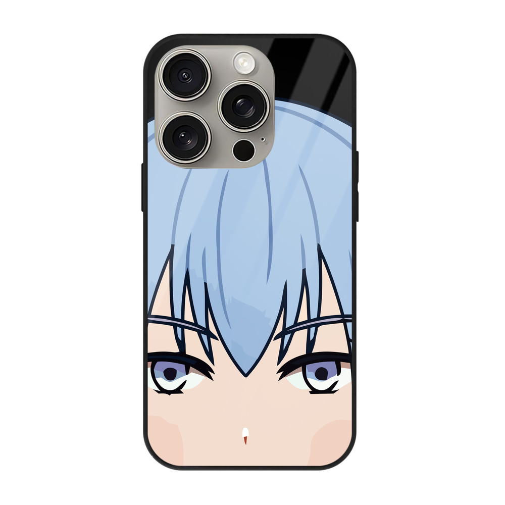 （画像用） 葬送のフリーレン Frieren 【iPhone15Pro対応】スマホケース 耐衝撃＆黄変防止 背面ガラス