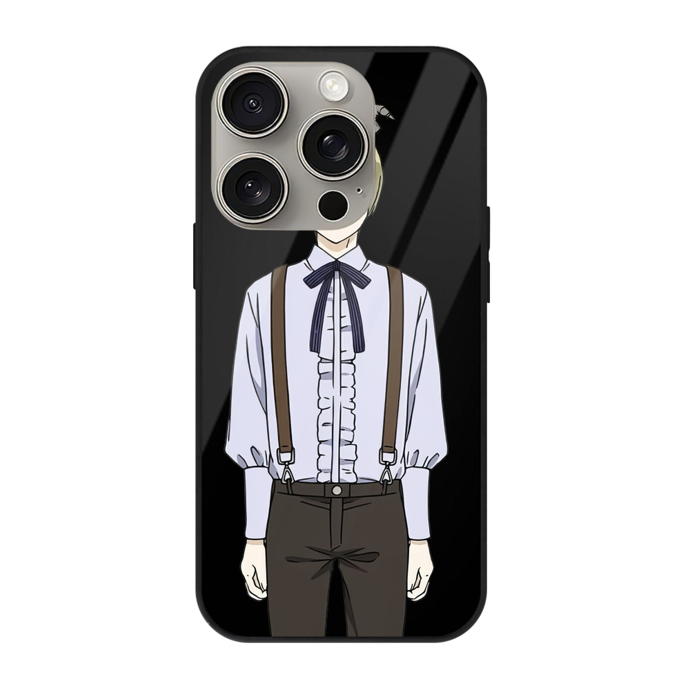 （画像用） 葬送のフリーレン Frieren 【iPhone15Pro対応】スマホケース 耐衝撃＆黄変防止 背面ガラス