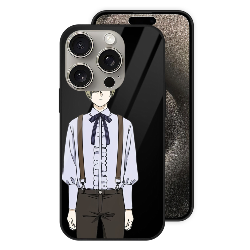 （画像用） 葬送のフリーレン Frieren 【iPhone15Pro対応】スマホケース 耐衝撃＆黄変防止 背面ガラス