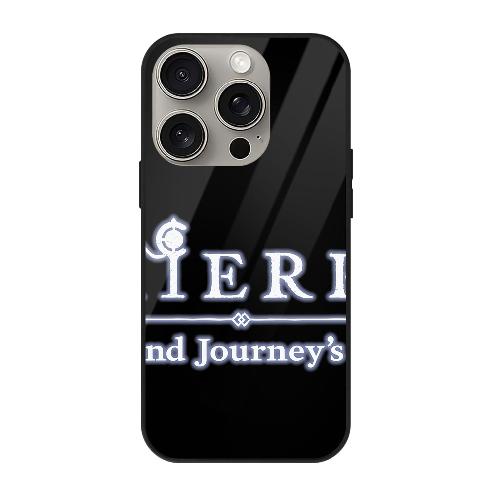（画像用） 葬送のフリーレン Frieren 【iPhone15Pro対応】スマホケース 耐衝撃＆黄変防止 背面ガラス