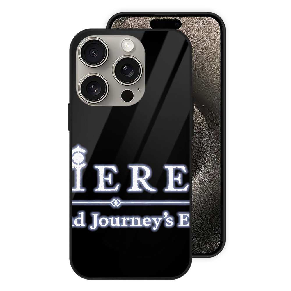 （画像用） 葬送のフリーレン Frieren 【iPhone15Pro対応】スマホケース 耐衝撃＆黄変防止 背面ガラス
