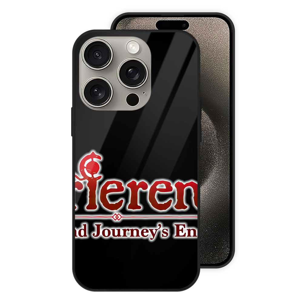 （画像用） 葬送のフリーレン Frieren 【iPhone15Pro対応】スマホケース 耐衝撃＆黄変防止 背面ガラス