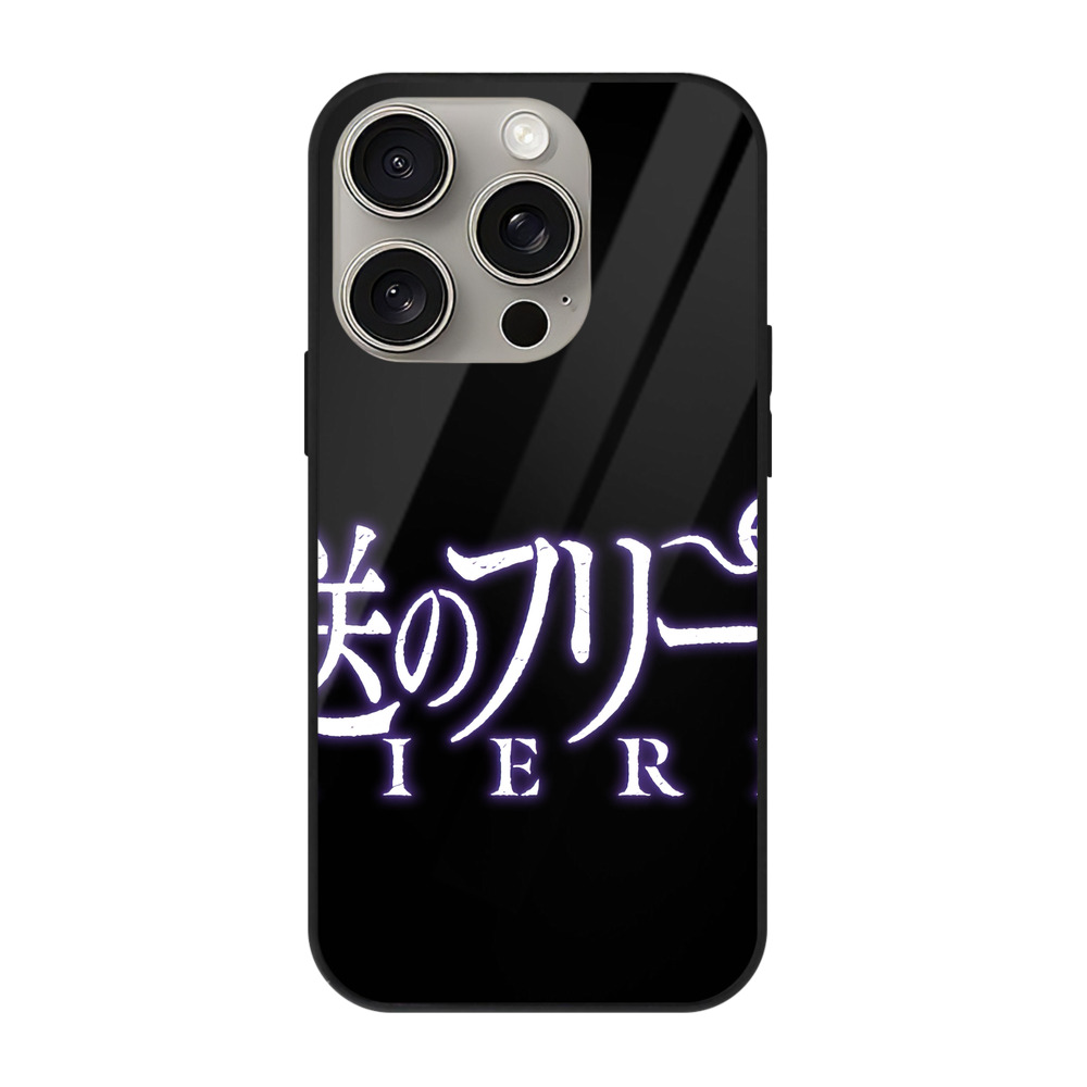 （画像用） 葬送のフリーレン Frieren 【iPhone15Pro対応】スマホケース 耐衝撃＆黄変防止 背面ガラス