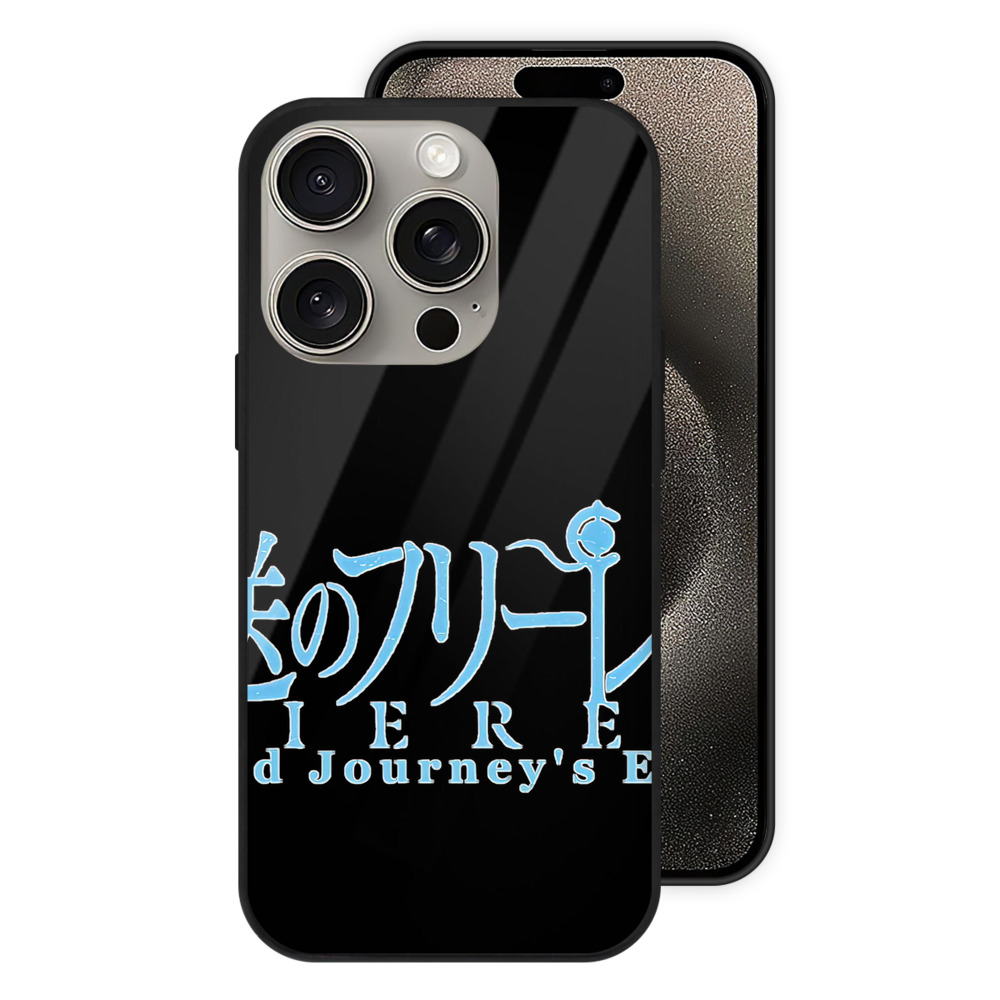 （画像用） 葬送のフリーレン Frieren 【iPhone15Pro対応】スマホケース 耐衝撃＆黄変防止 背面ガラス