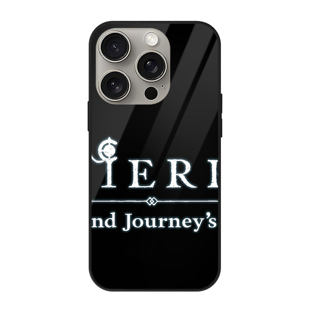 （画像用） 葬送のフリーレン Frieren 【iPhone15Pro対応】スマホケース 耐衝撃＆黄変防止 背面ガラス