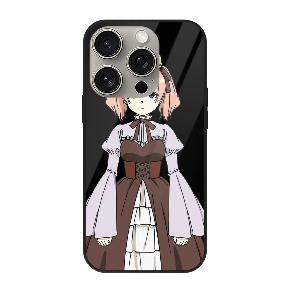 （画像用） 葬送のフリーレン Frieren 【iPhone15Pro対応】スマホケース 耐衝撃＆黄変防止 背面ガラス
