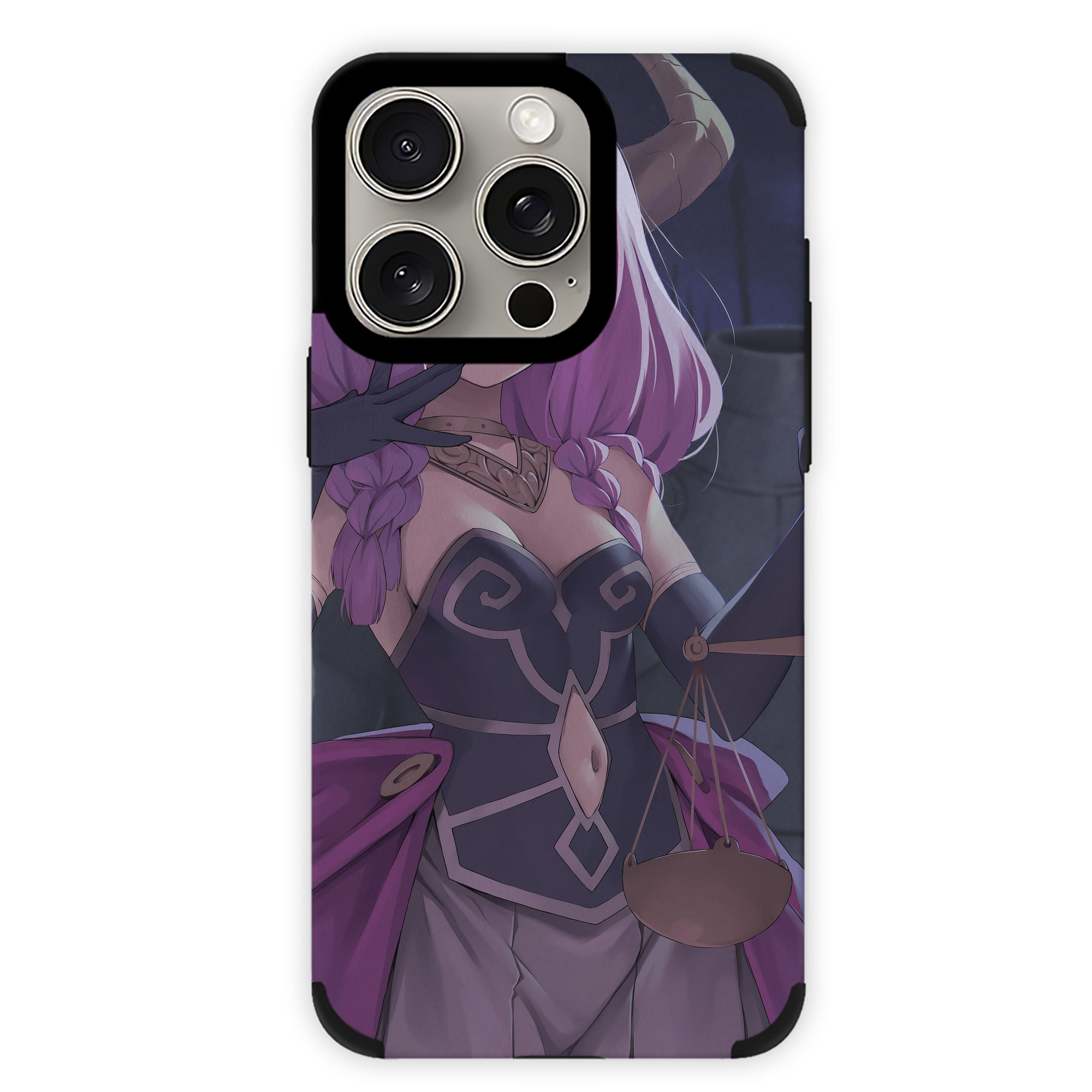 （画像用） 葬送のフリーレン Frieren 【iPhone15ProMax対応】 PUレザー スマホケース 耐衝撃＆黄変防止