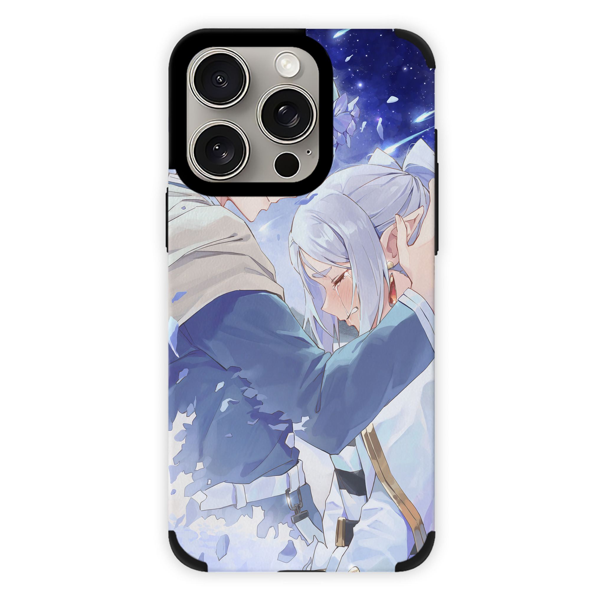 （画像用） 葬送のフリーレン Frieren 【iPhone15ProMax対応】 PUレザー スマホケース 耐衝撃＆黄変防止