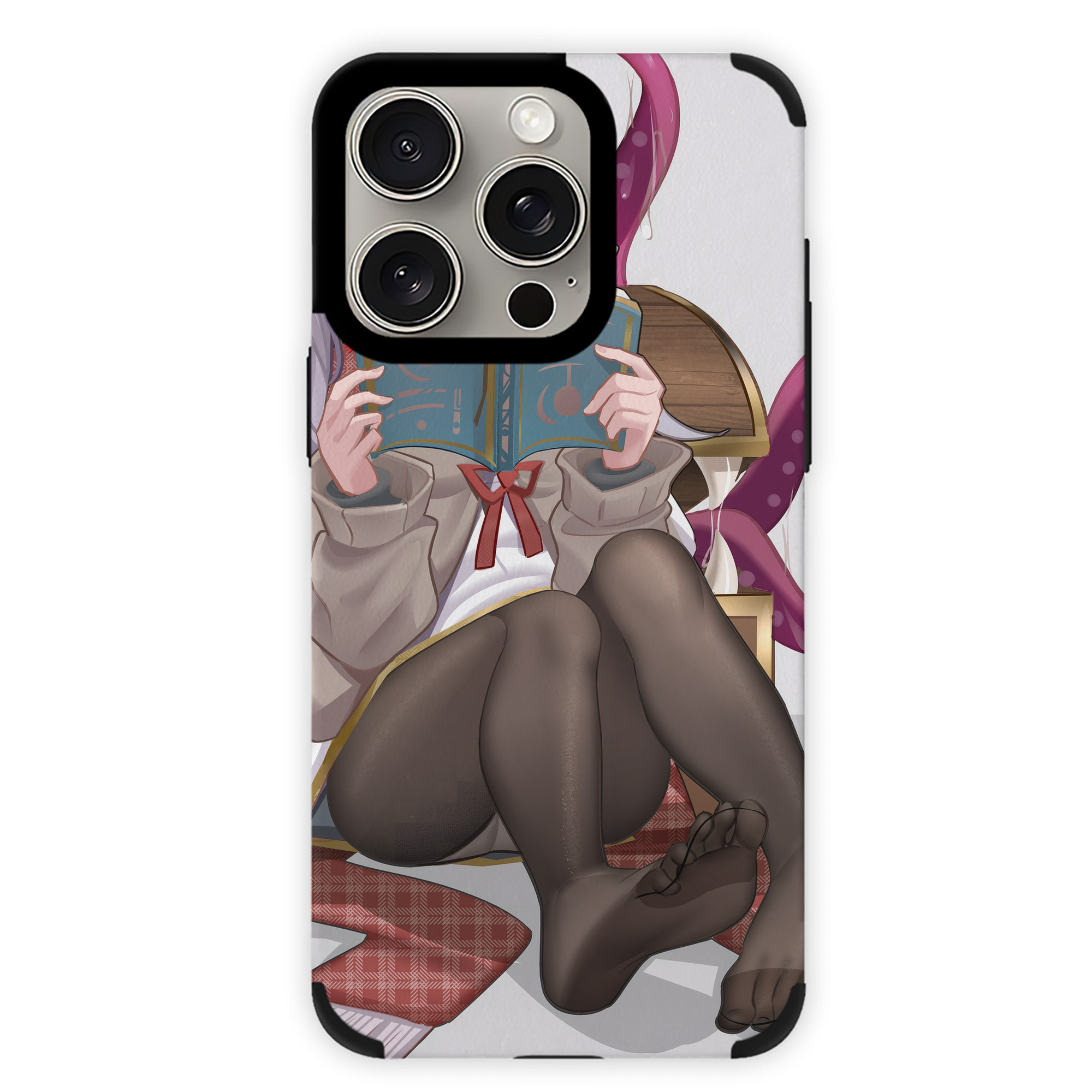 （画像用） 葬送のフリーレン Frieren 【iPhone15ProMax対応】 PUレザー スマホケース 耐衝撃＆黄変防止