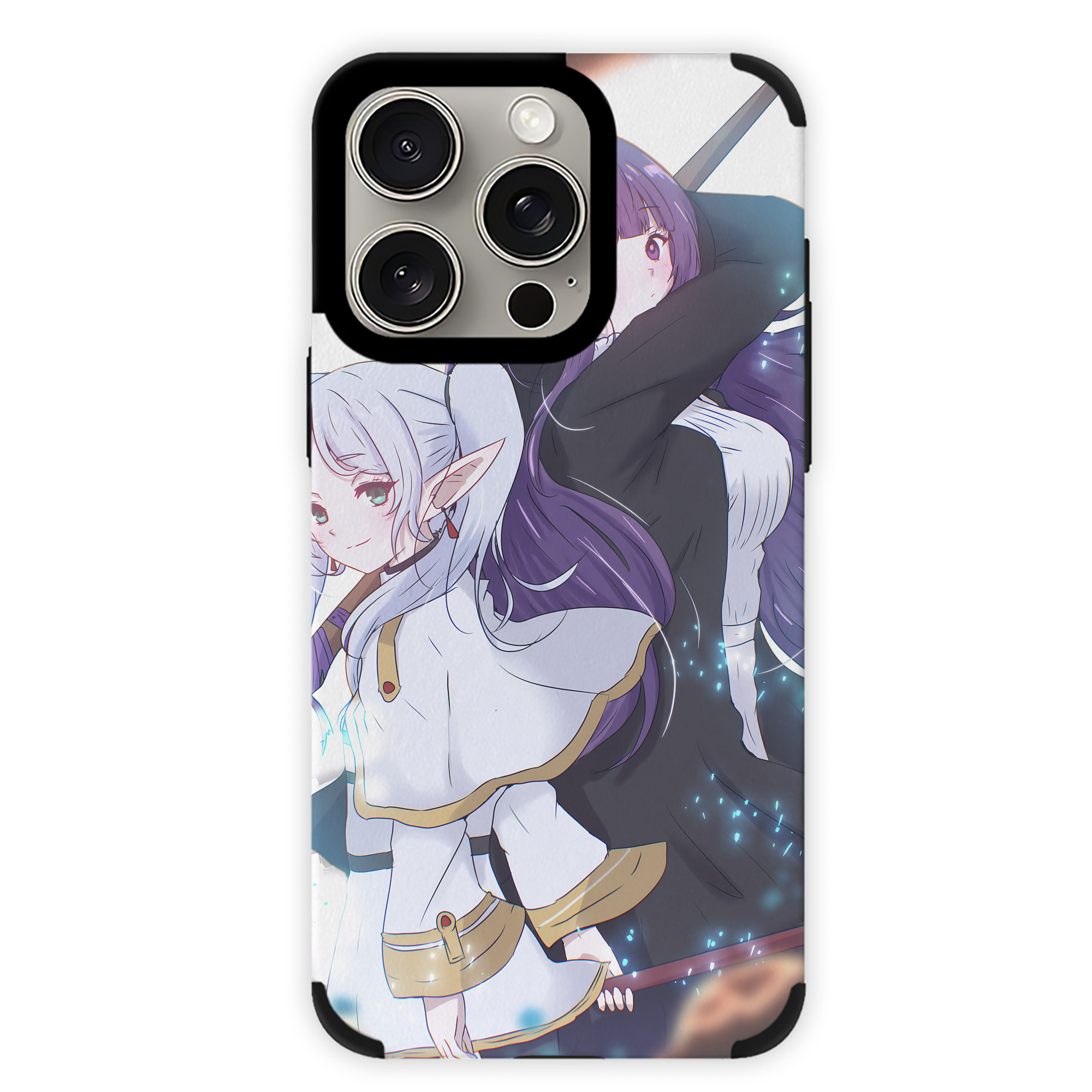 （画像用） 葬送のフリーレン Frieren 【iPhone15ProMax対応】 PUレザー スマホケース 耐衝撃＆黄変防止