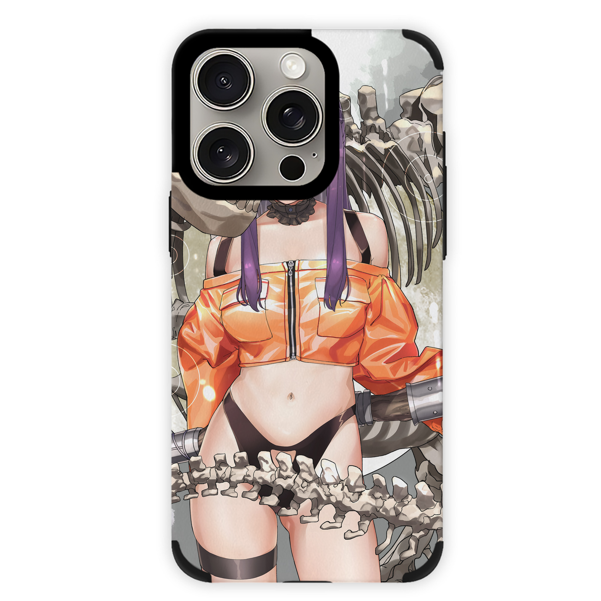 （画像用） 葬送のフリーレン Frieren 【iPhone15ProMax対応】 PUレザー スマホケース 耐衝撃＆黄変防止