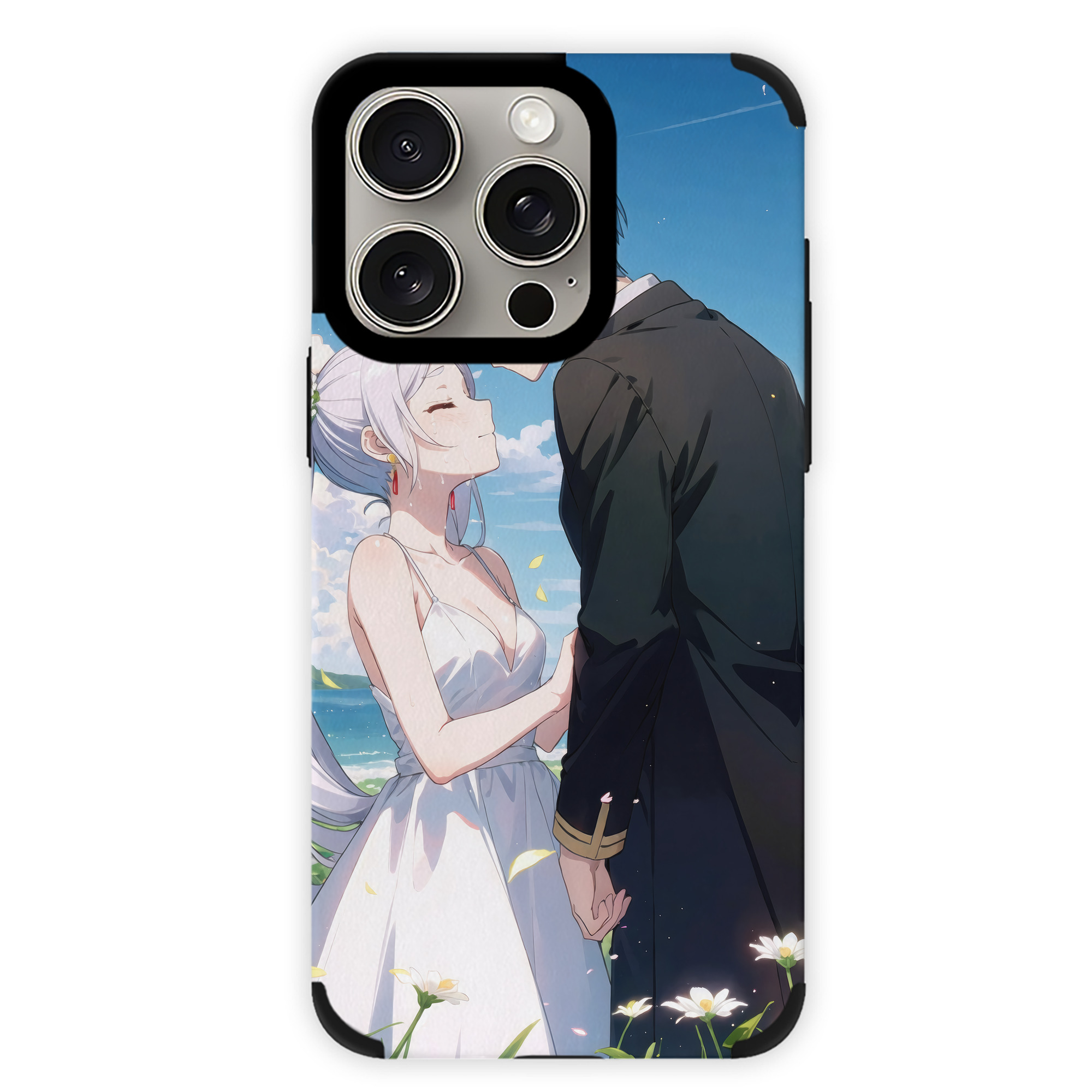（画像用） 葬送のフリーレン Frieren 【iPhone15ProMax対応】 PUレザー スマホケース 耐衝撃＆黄変防止