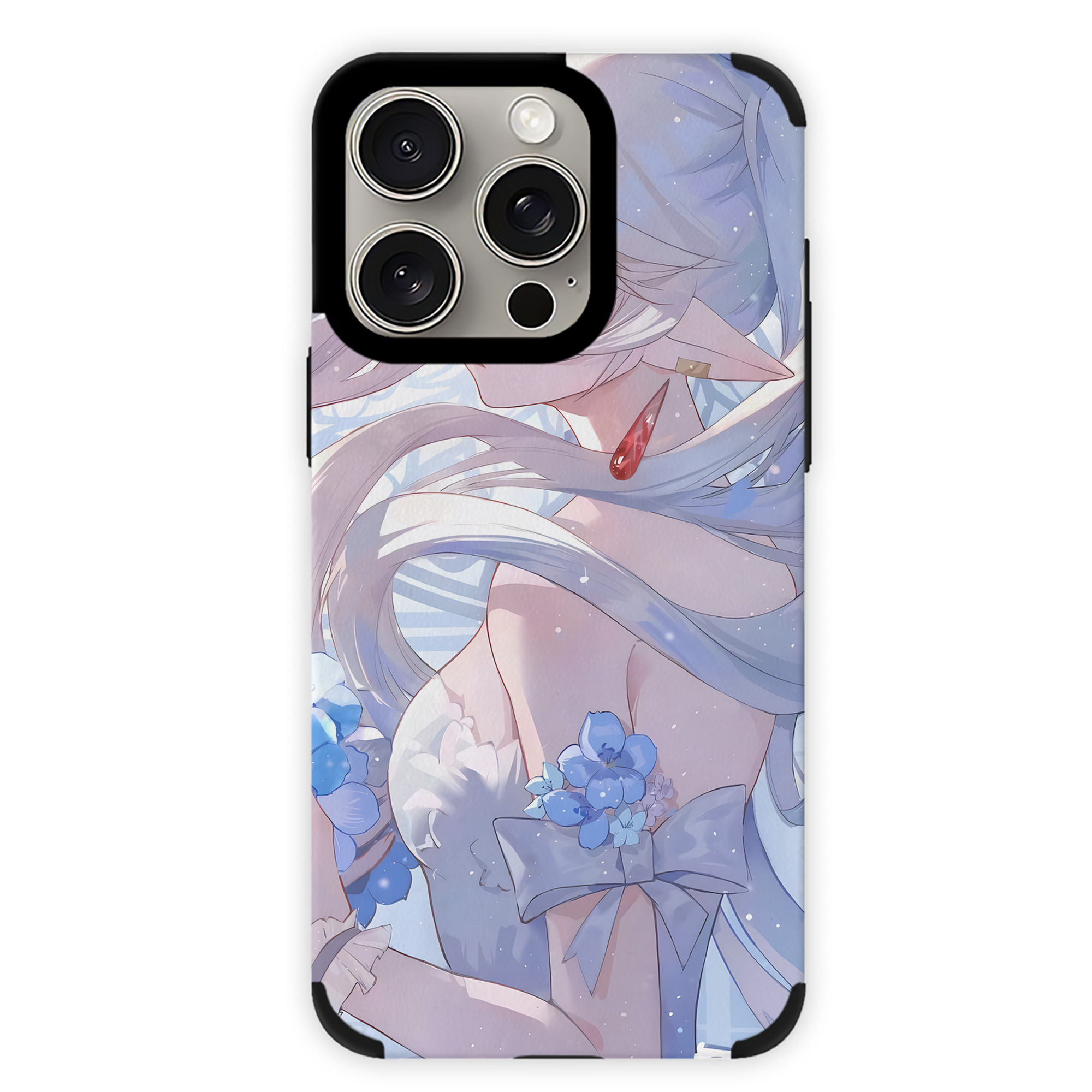 （画像用） 葬送のフリーレン Frieren 【iPhone15ProMax対応】 PUレザー スマホケース 耐衝撃＆黄変防止