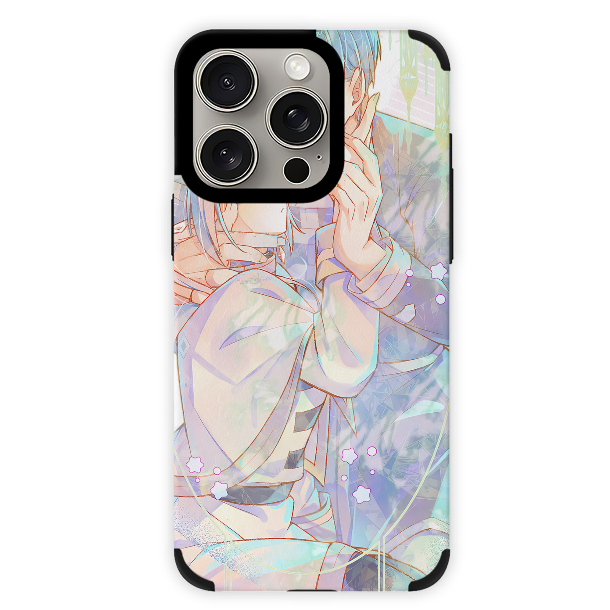 （画像用） 葬送のフリーレン Frieren 【iPhone15ProMax対応】 PUレザー スマホケース 耐衝撃＆黄変防止