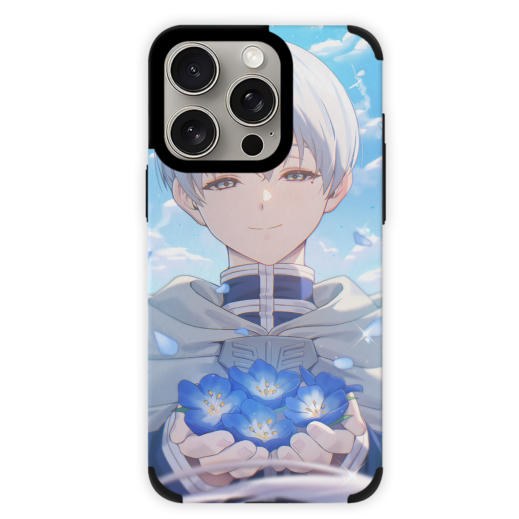 （画像用） 葬送のフリーレン Frieren 【iPhone15ProMax対応】 PUレザー スマホケース 耐衝撃＆黄変防止