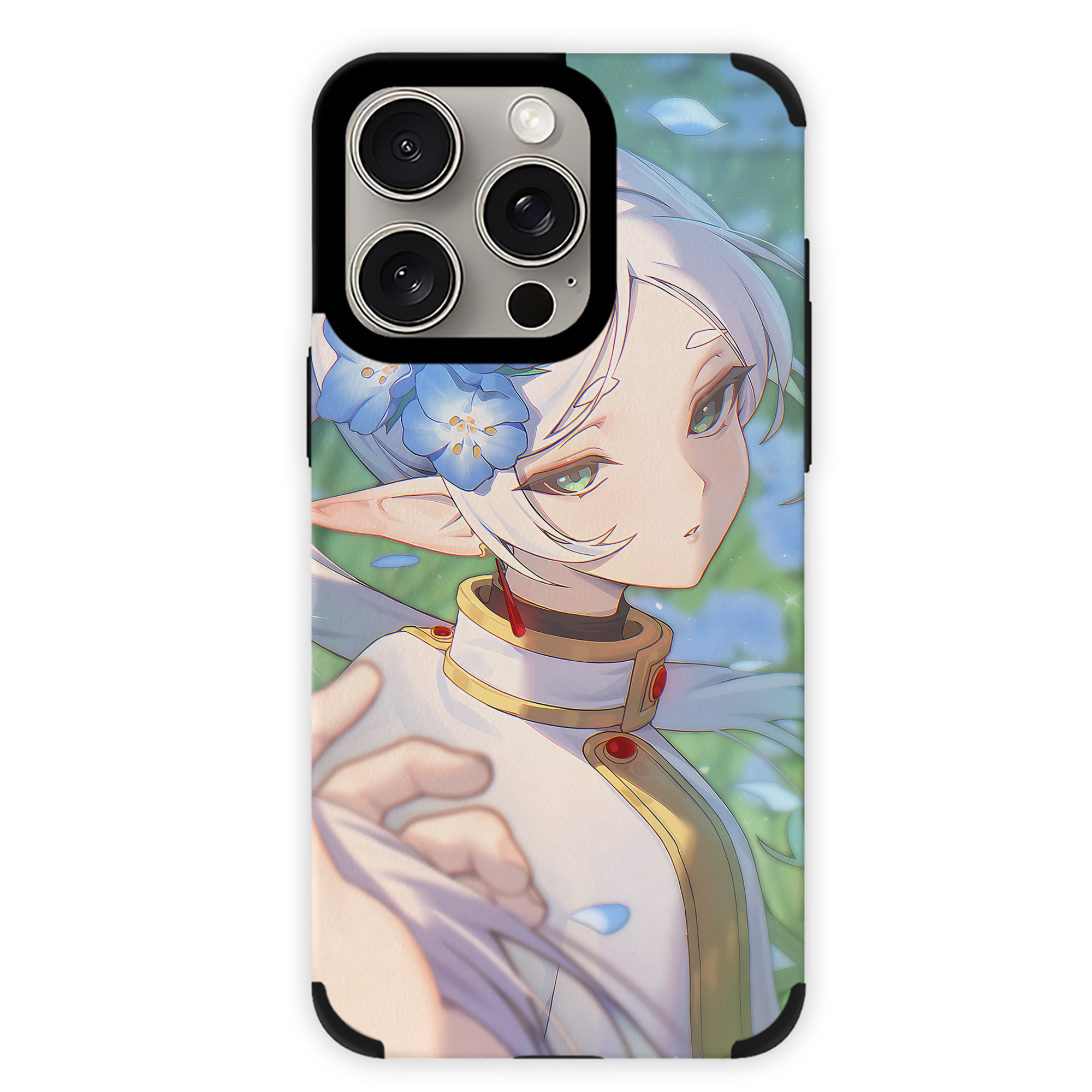 （画像用） 葬送のフリーレン Frieren 【iPhone15ProMax対応】 PUレザー スマホケース 耐衝撃＆黄変防止