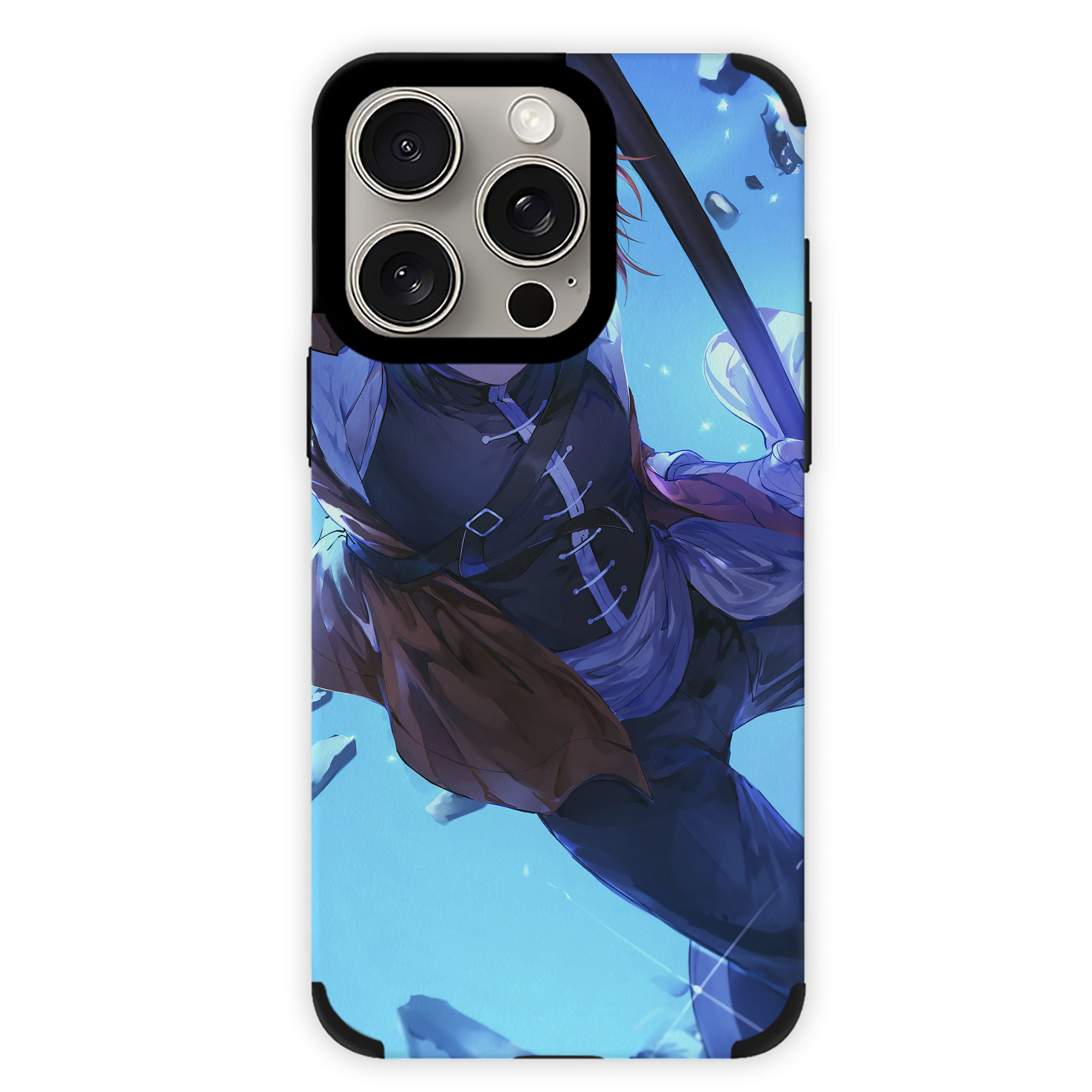 （画像用） 葬送のフリーレン Frieren 【iPhone15ProMax対応】 PUレザー スマホケース 耐衝撃＆黄変防止