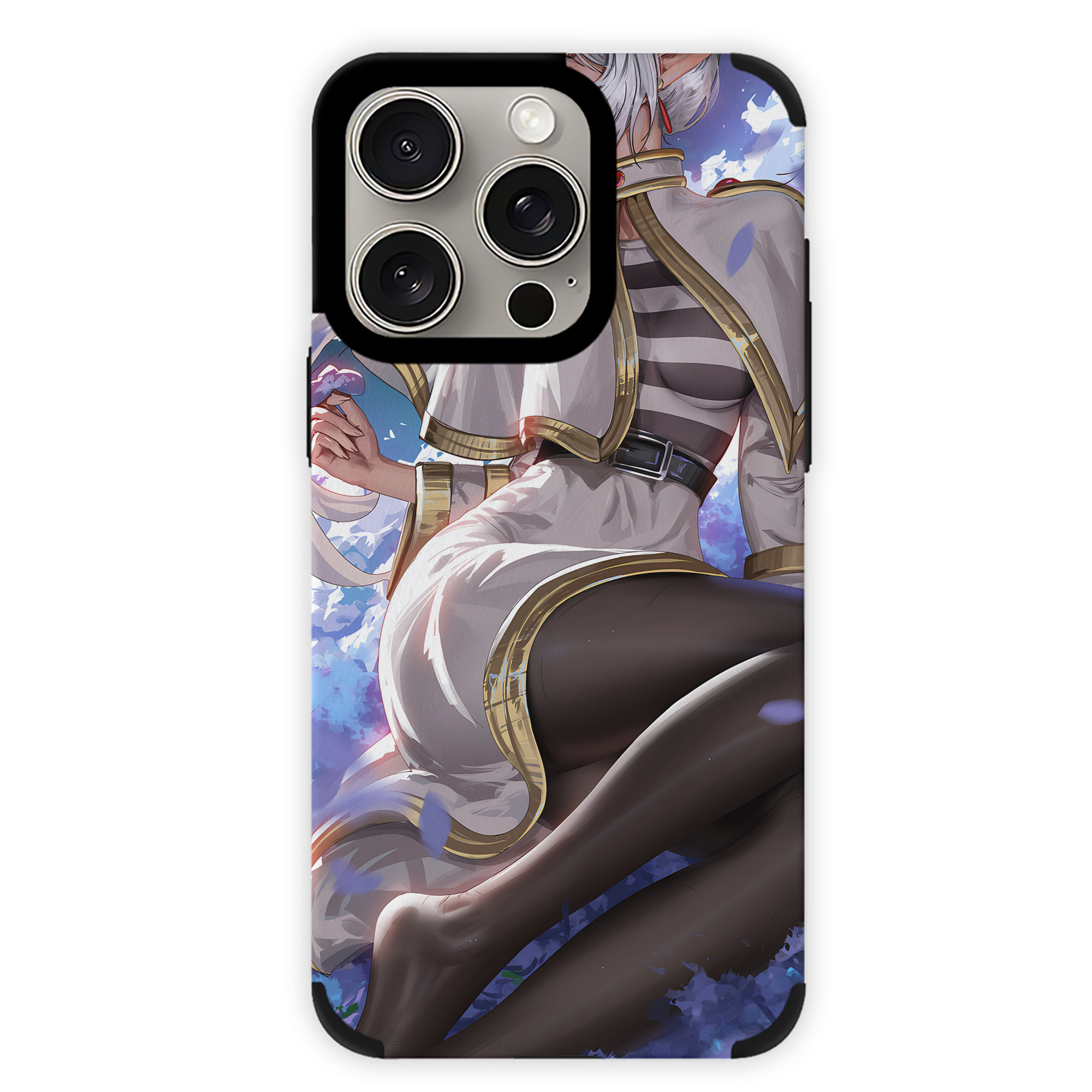 （画像用） 葬送のフリーレン Frieren 【iPhone15ProMax対応】 PUレザー スマホケース 耐衝撃＆黄変防止