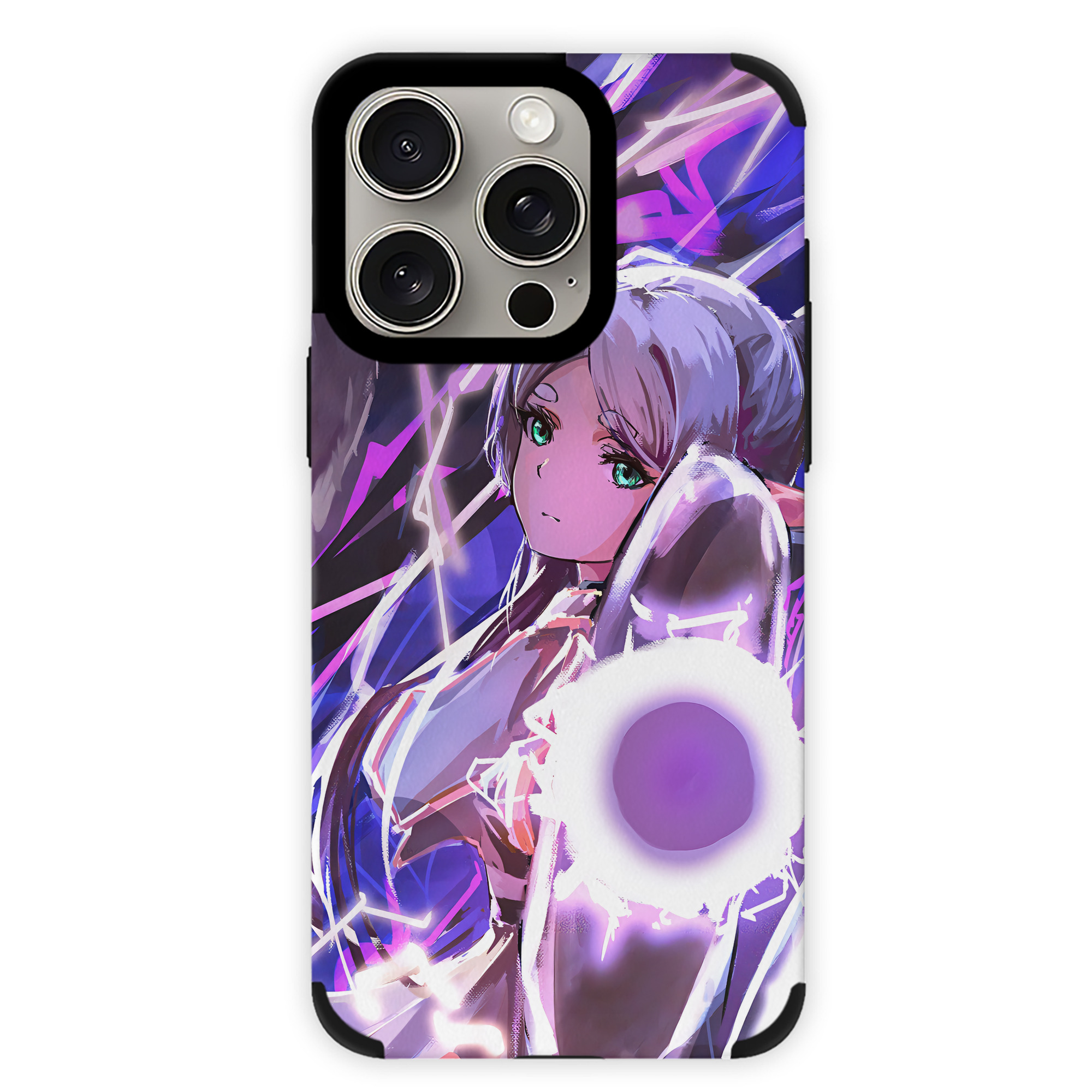 （画像用） 葬送のフリーレン Frieren 【iPhone15ProMax対応】 PUレザー スマホケース 耐衝撃＆黄変防止