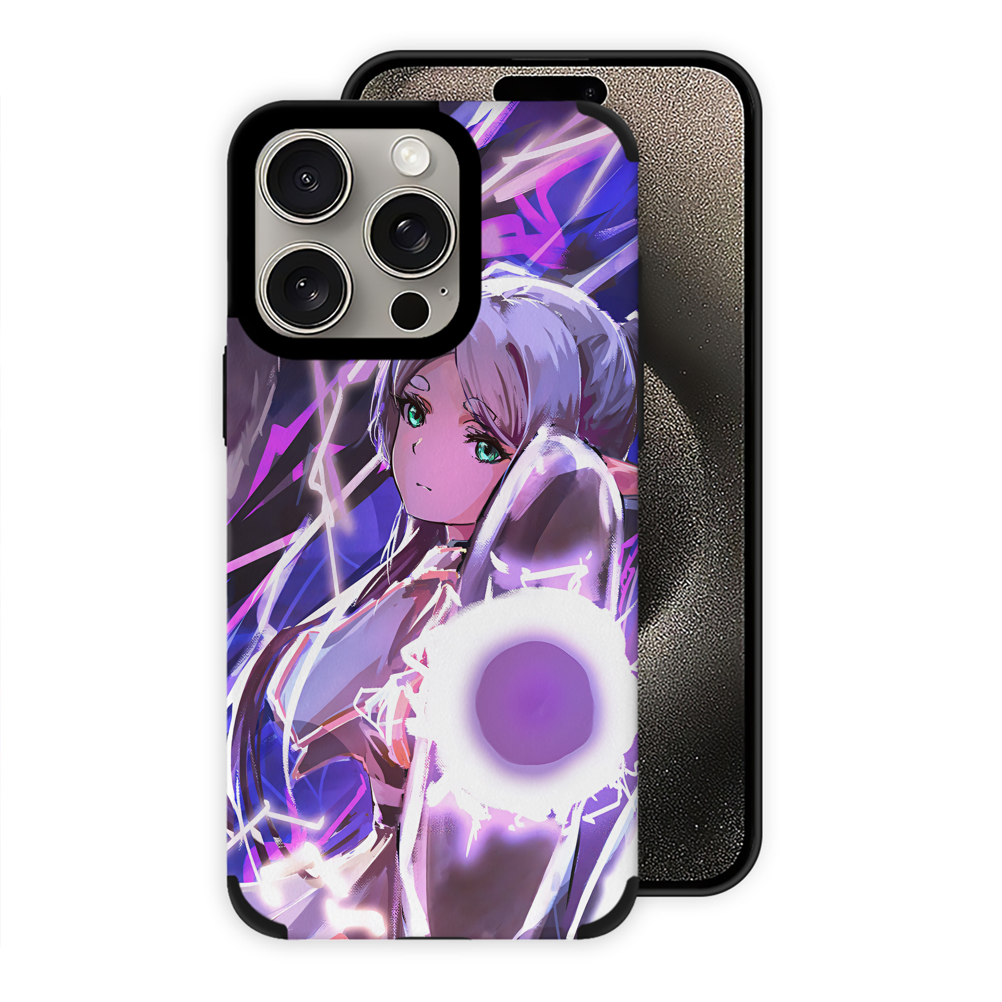（画像用） 葬送のフリーレン Frieren 【iPhone15ProMax対応】 PUレザー スマホケース 耐衝撃＆黄変防止