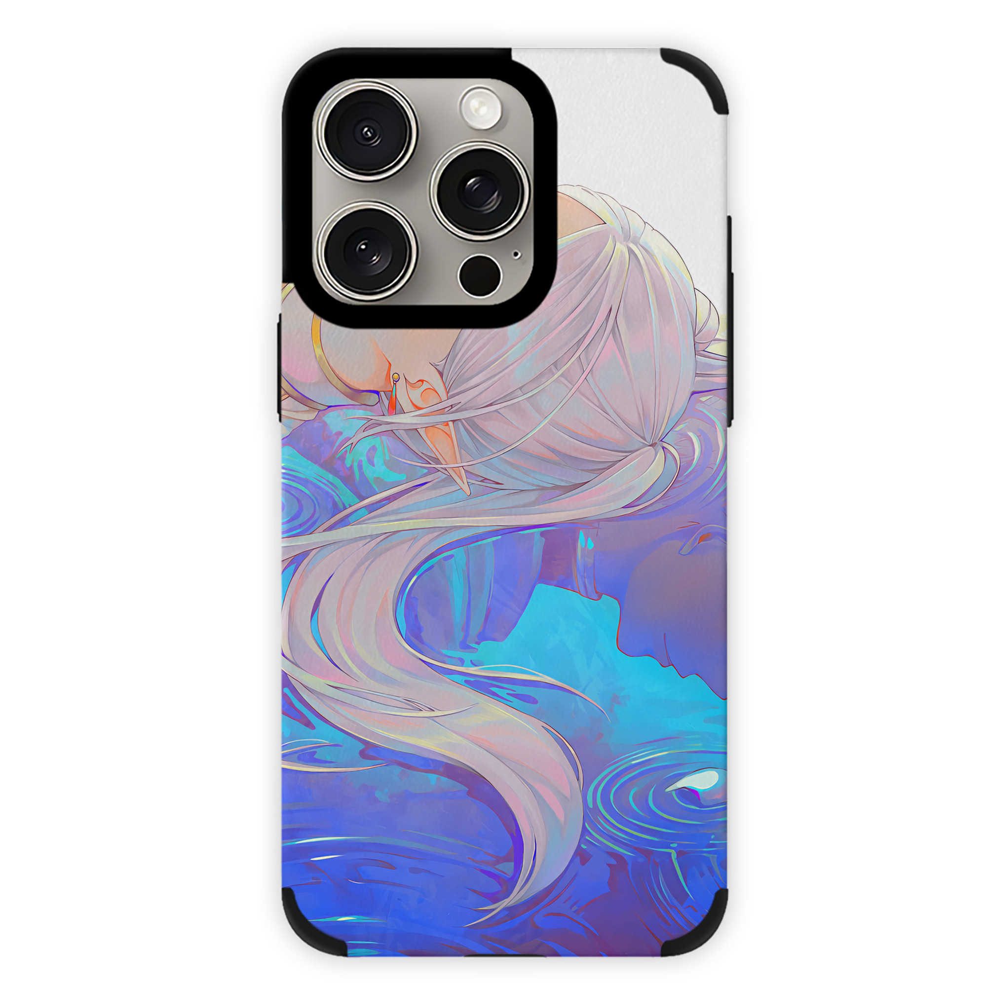 （画像用） 葬送のフリーレン Frieren 【iPhone15ProMax対応】 PUレザー スマホケース 耐衝撃＆黄変防止