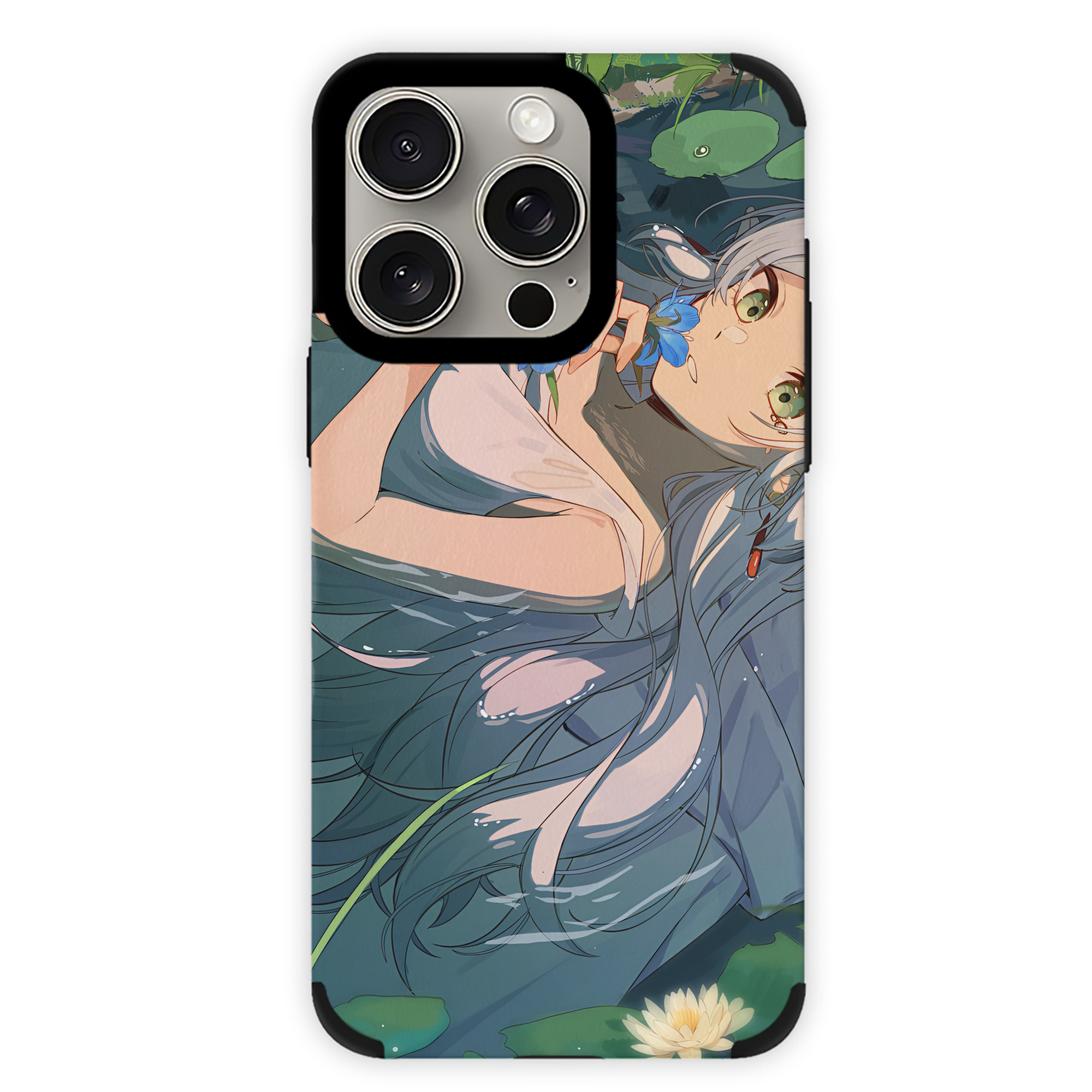 （画像用） 葬送のフリーレン Frieren 【iPhone15ProMax対応】 PUレザー スマホケース 耐衝撃＆黄変防止