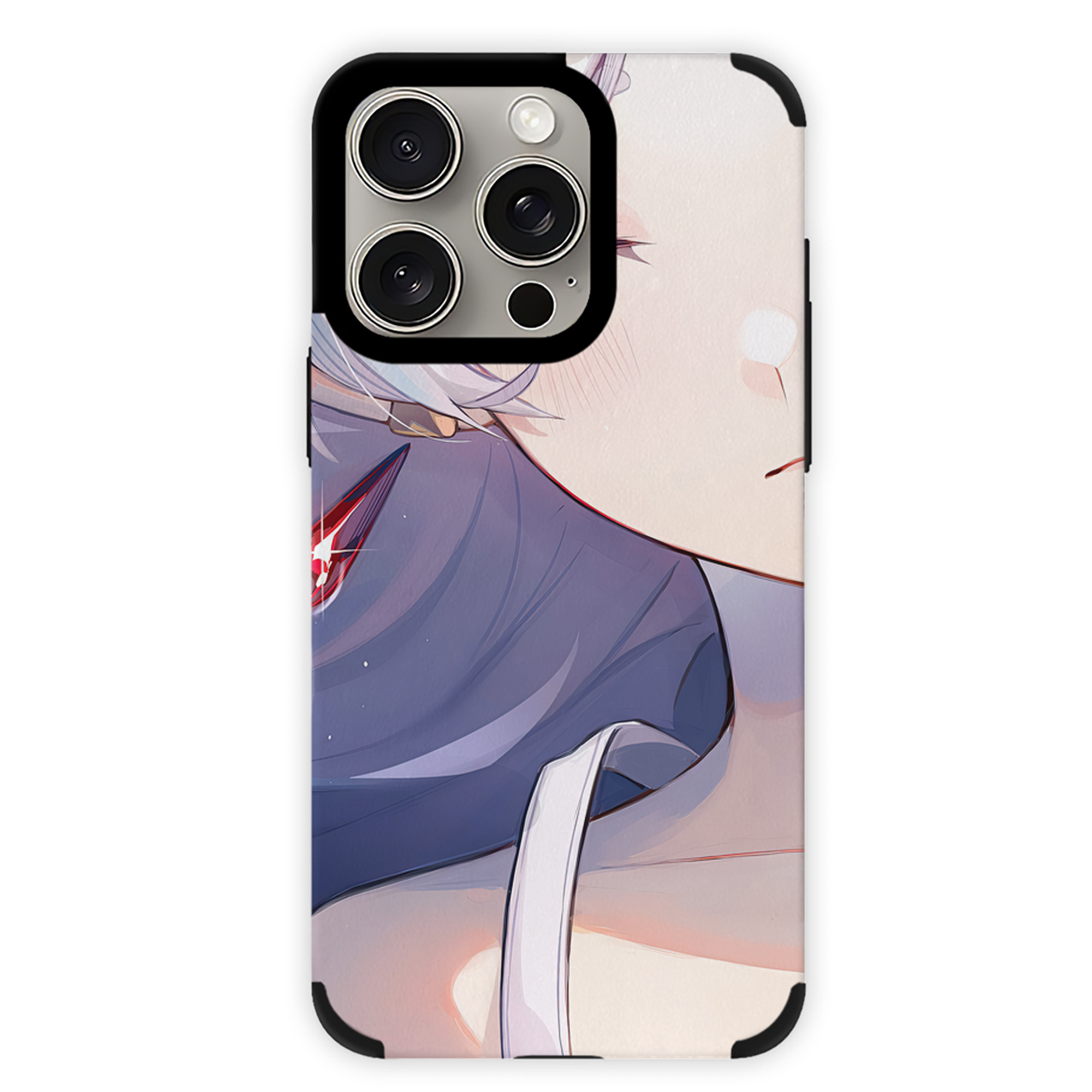 （画像用） 葬送のフリーレン Frieren 【iPhone15ProMax対応】 PUレザー スマホケース 耐衝撃＆黄変防止