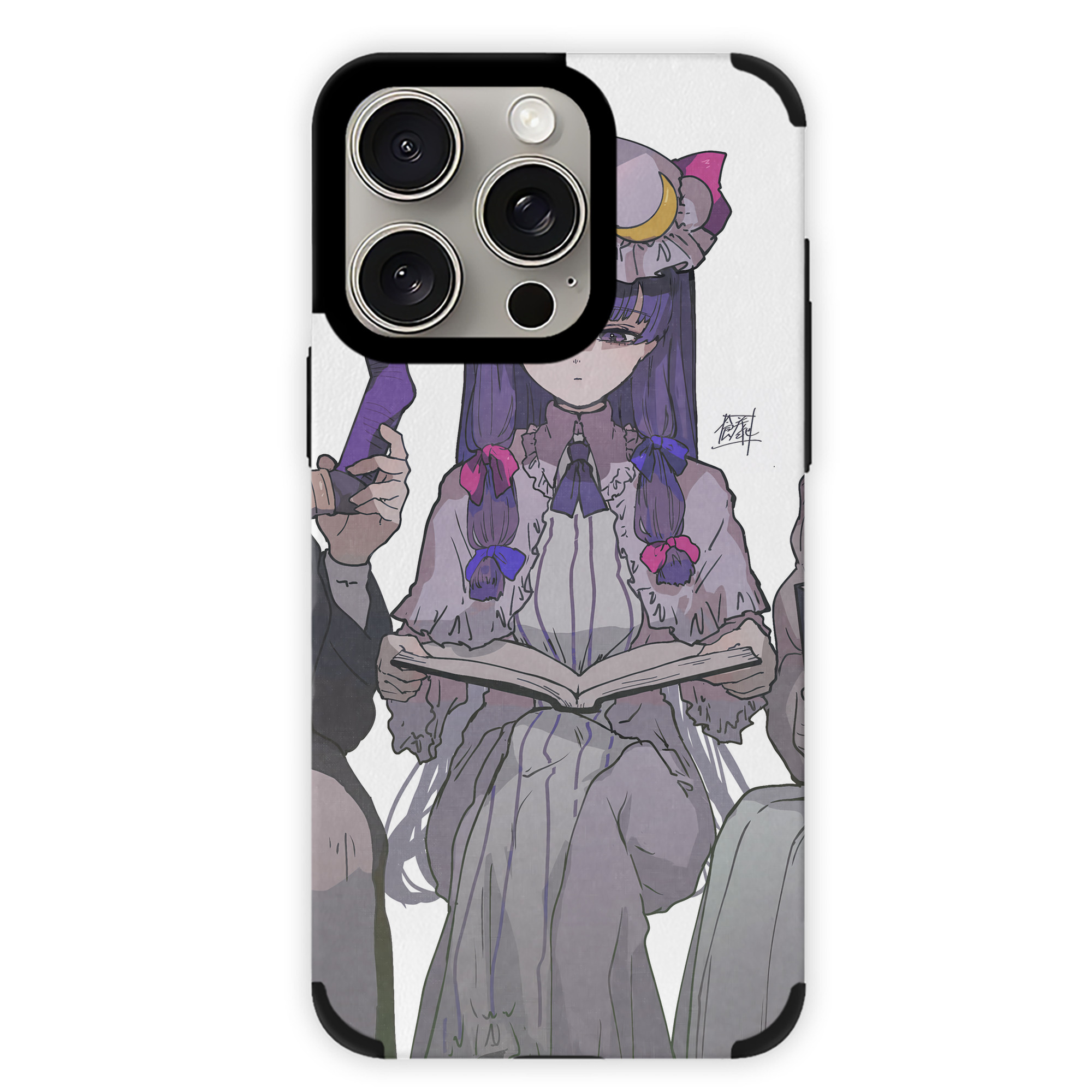 （画像用） 葬送のフリーレン Frieren 【iPhone15ProMax対応】 PUレザー スマホケース 耐衝撃＆黄変防止