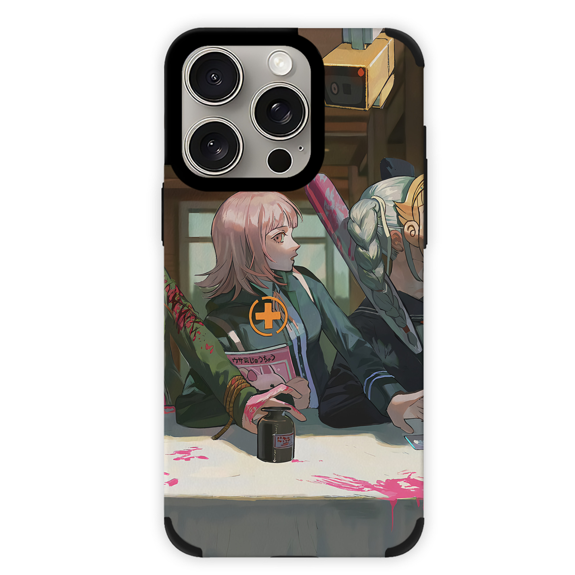 （画像用） 葬送のフリーレン Frieren 【iPhone15ProMax対応】 PUレザー スマホケース 耐衝撃＆黄変防止