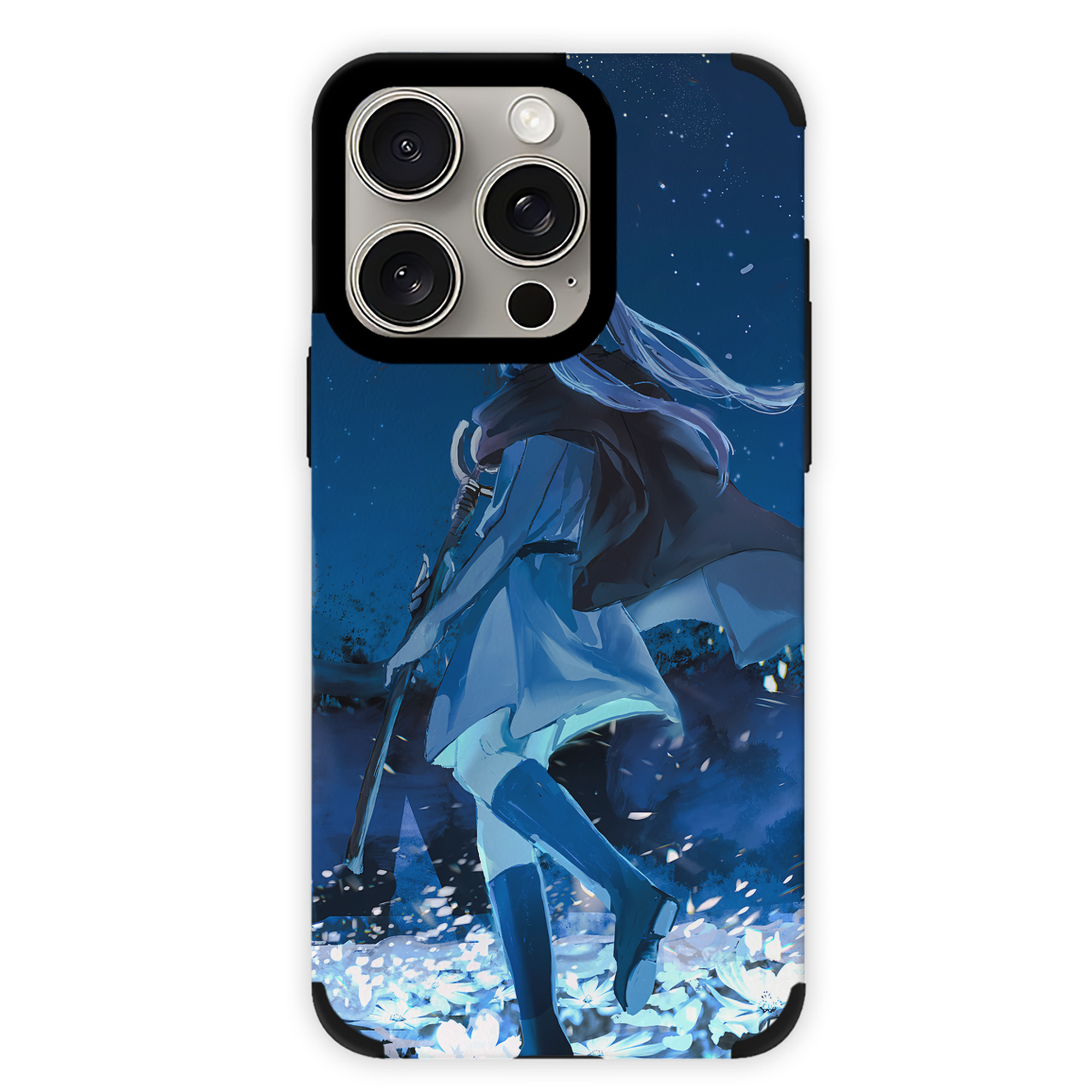 （画像用） 葬送のフリーレン Frieren 【iPhone15ProMax対応】 PUレザー スマホケース 耐衝撃＆黄変防止