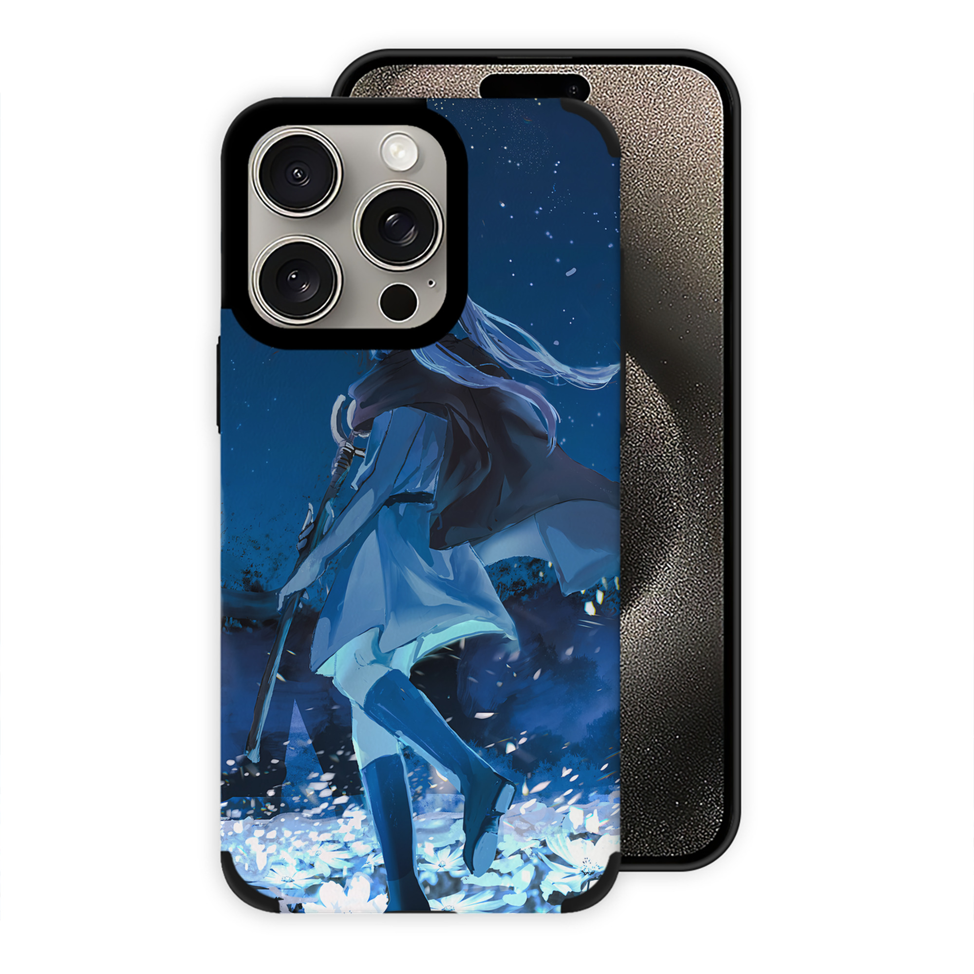 （画像用） 葬送のフリーレン Frieren 【iPhone15ProMax対応】 PUレザー スマホケース 耐衝撃＆黄変防止