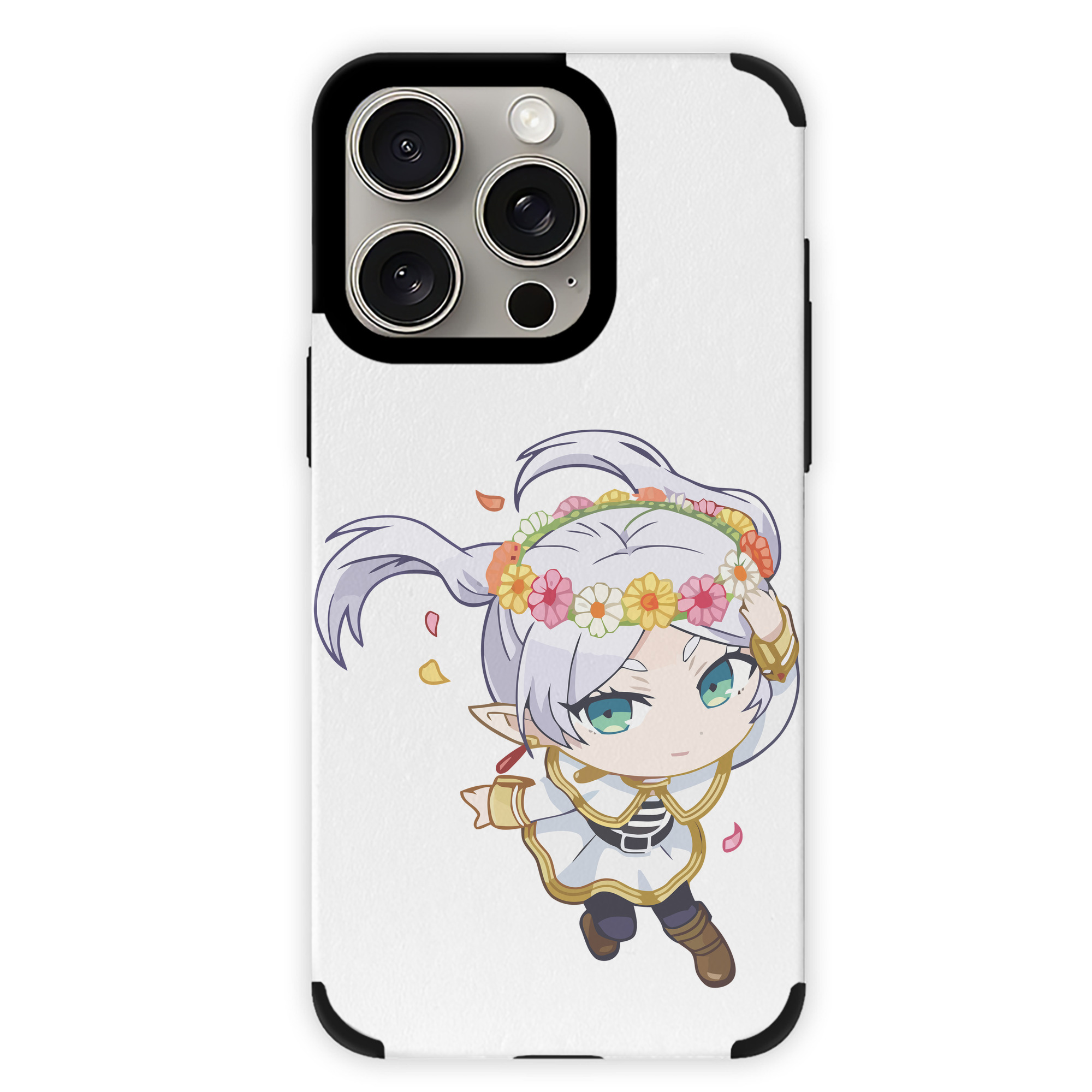 （画像用） 葬送のフリーレン Frieren 【iPhone15ProMax対応】 PUレザー スマホケース 耐衝撃＆黄変防止