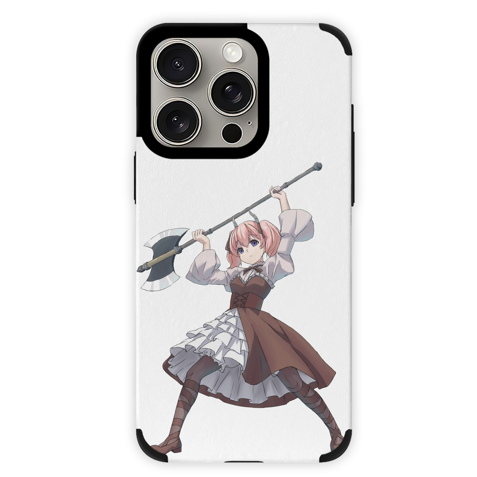 （画像用） 葬送のフリーレン Frieren 【iPhone15ProMax対応】 PUレザー スマホケース 耐衝撃＆黄変防止