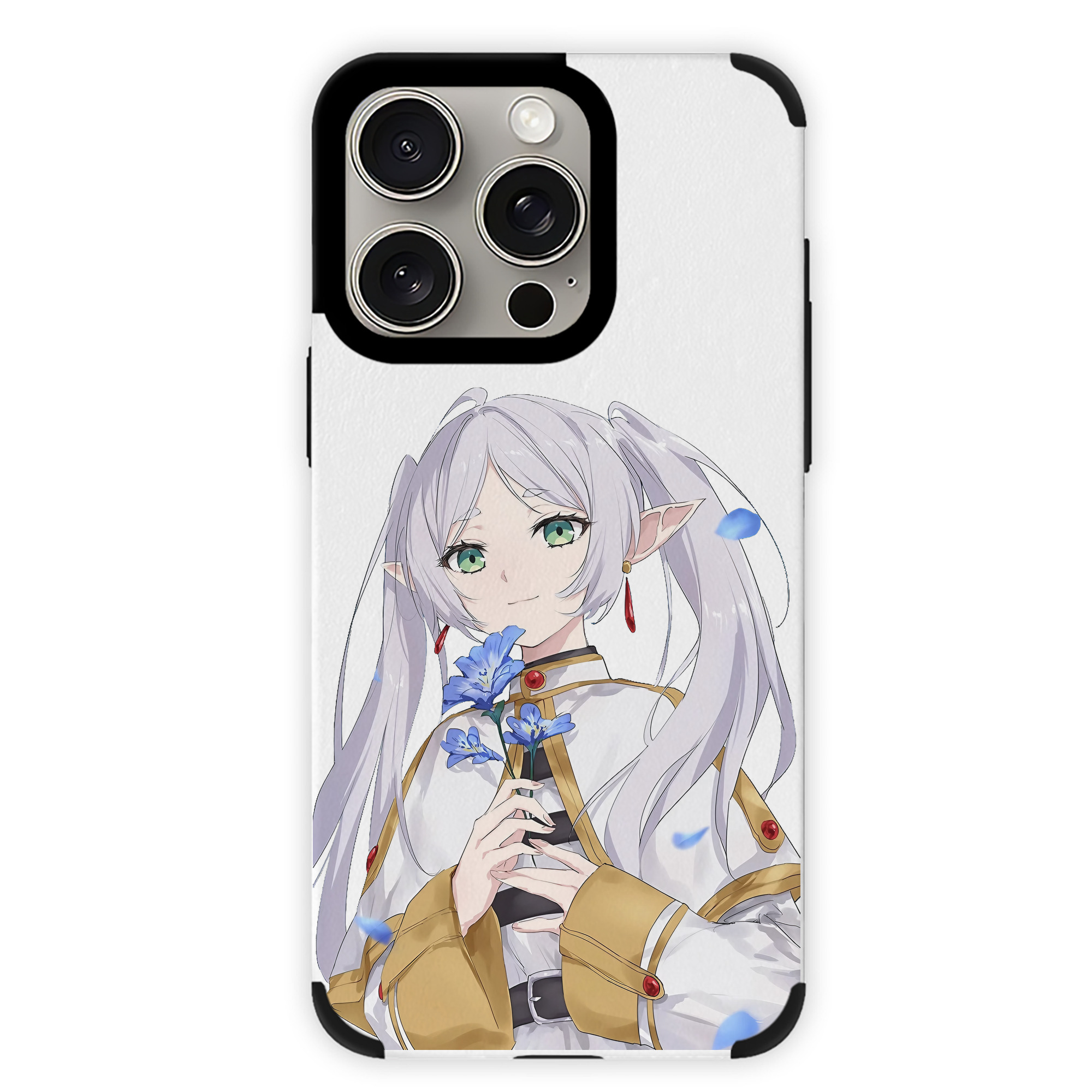 （画像用） 葬送のフリーレン Frieren 【iPhone15ProMax対応】 PUレザー スマホケース 耐衝撃＆黄変防止