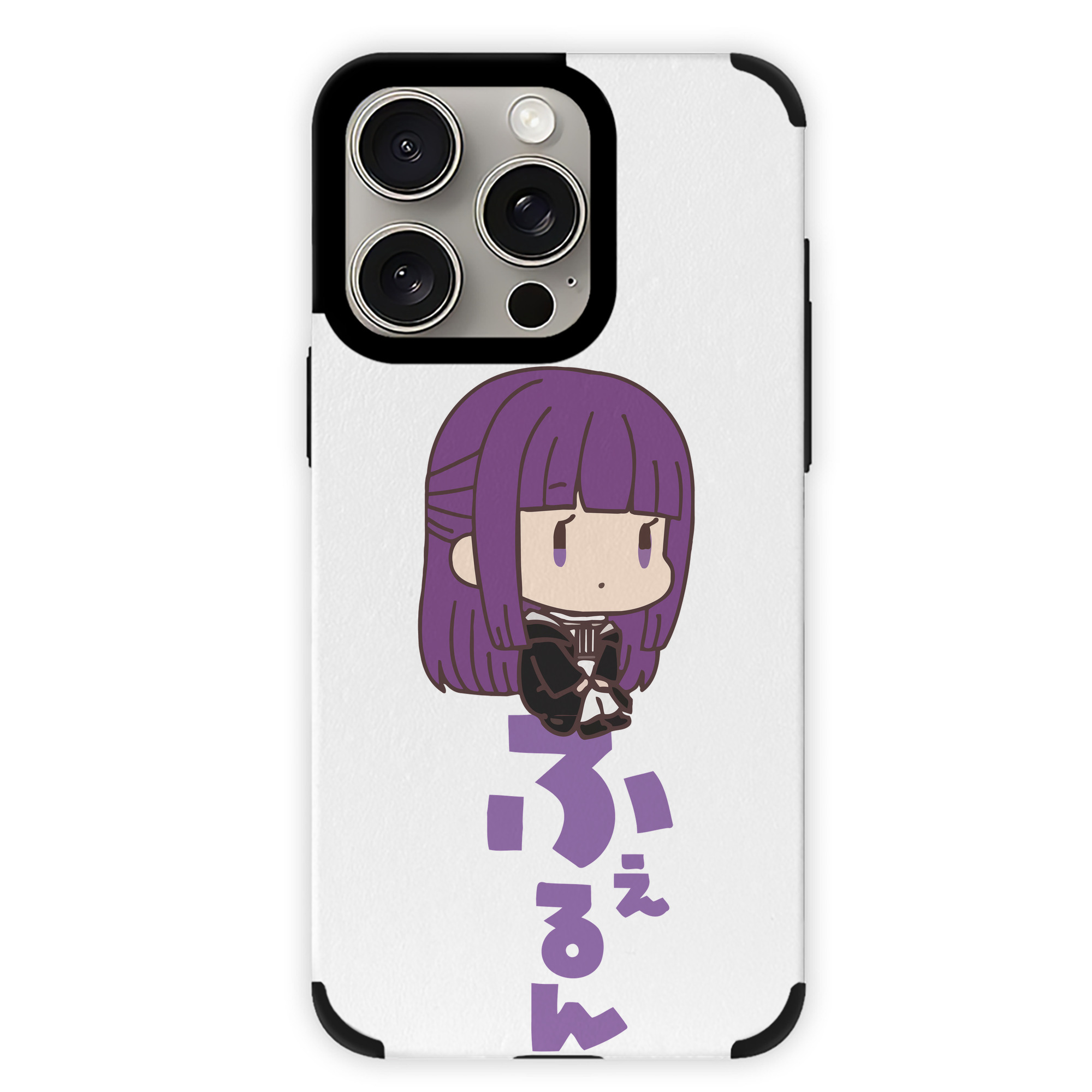 （画像用） 葬送のフリーレン Frieren 【iPhone15ProMax対応】 PUレザー スマホケース 耐衝撃＆黄変防止