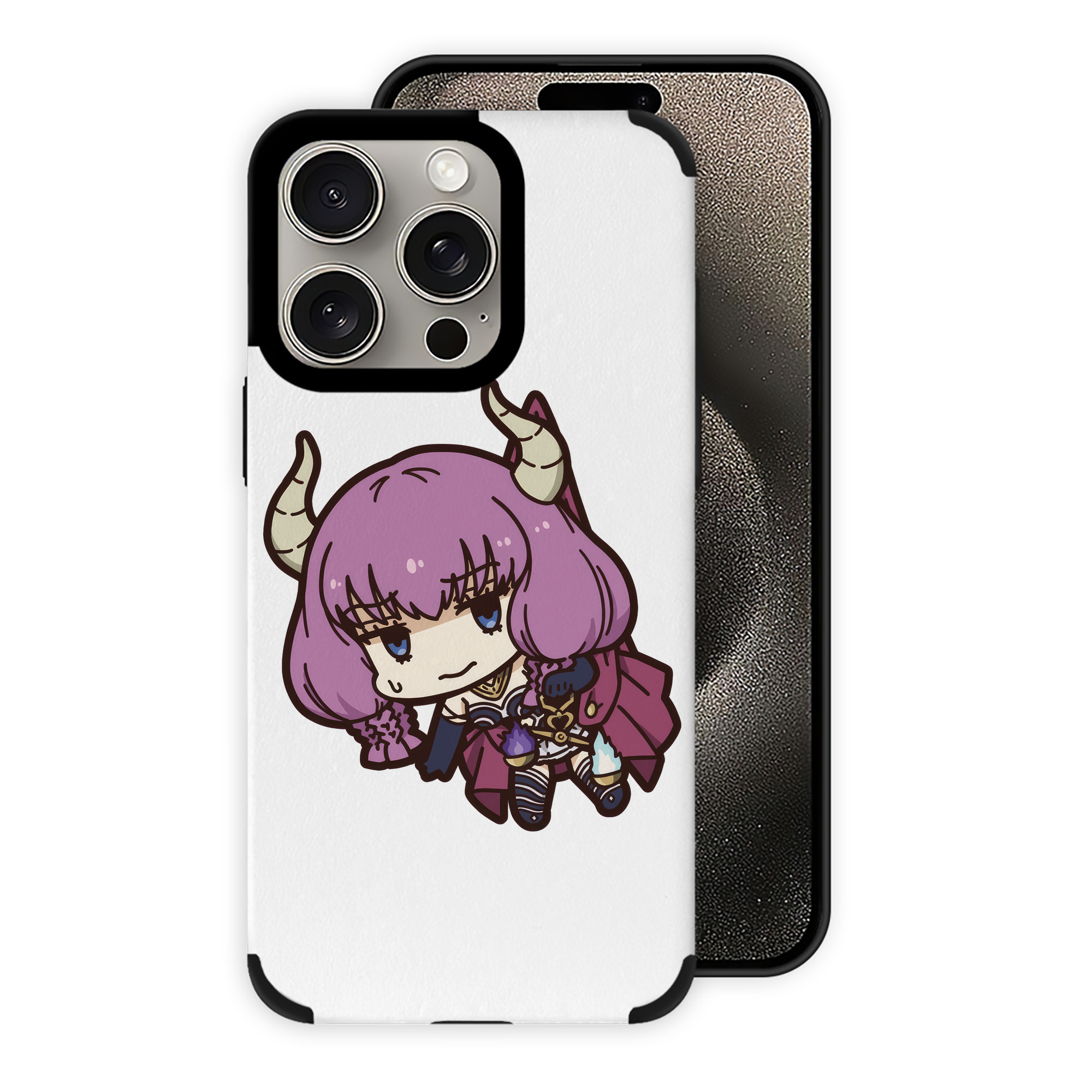 （画像用） 葬送のフリーレン Frieren 【iPhone15ProMax対応】 PUレザー スマホケース 耐衝撃＆黄変防止