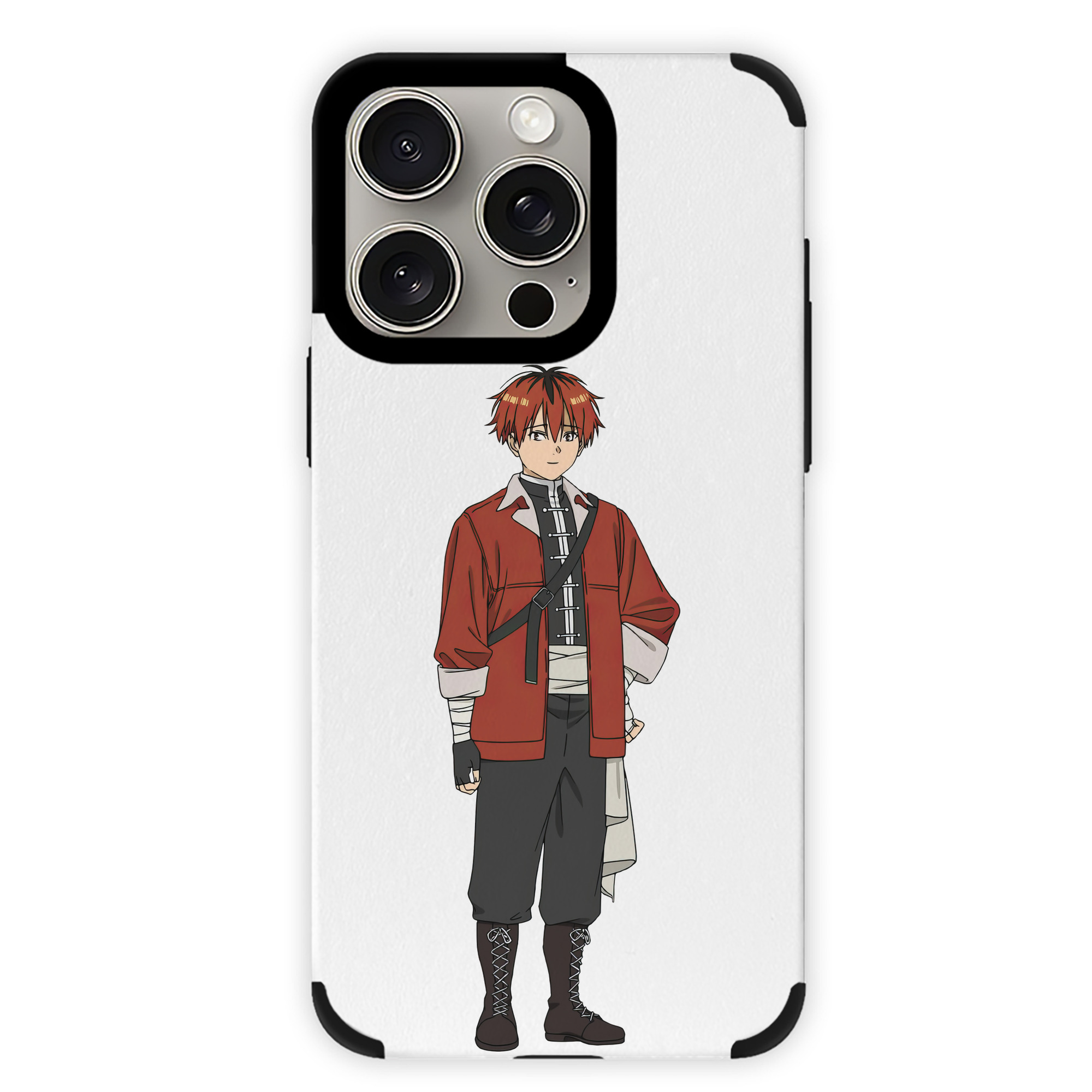 （画像用） 葬送のフリーレン Frieren 【iPhone15ProMax対応】 PUレザー スマホケース 耐衝撃＆黄変防止