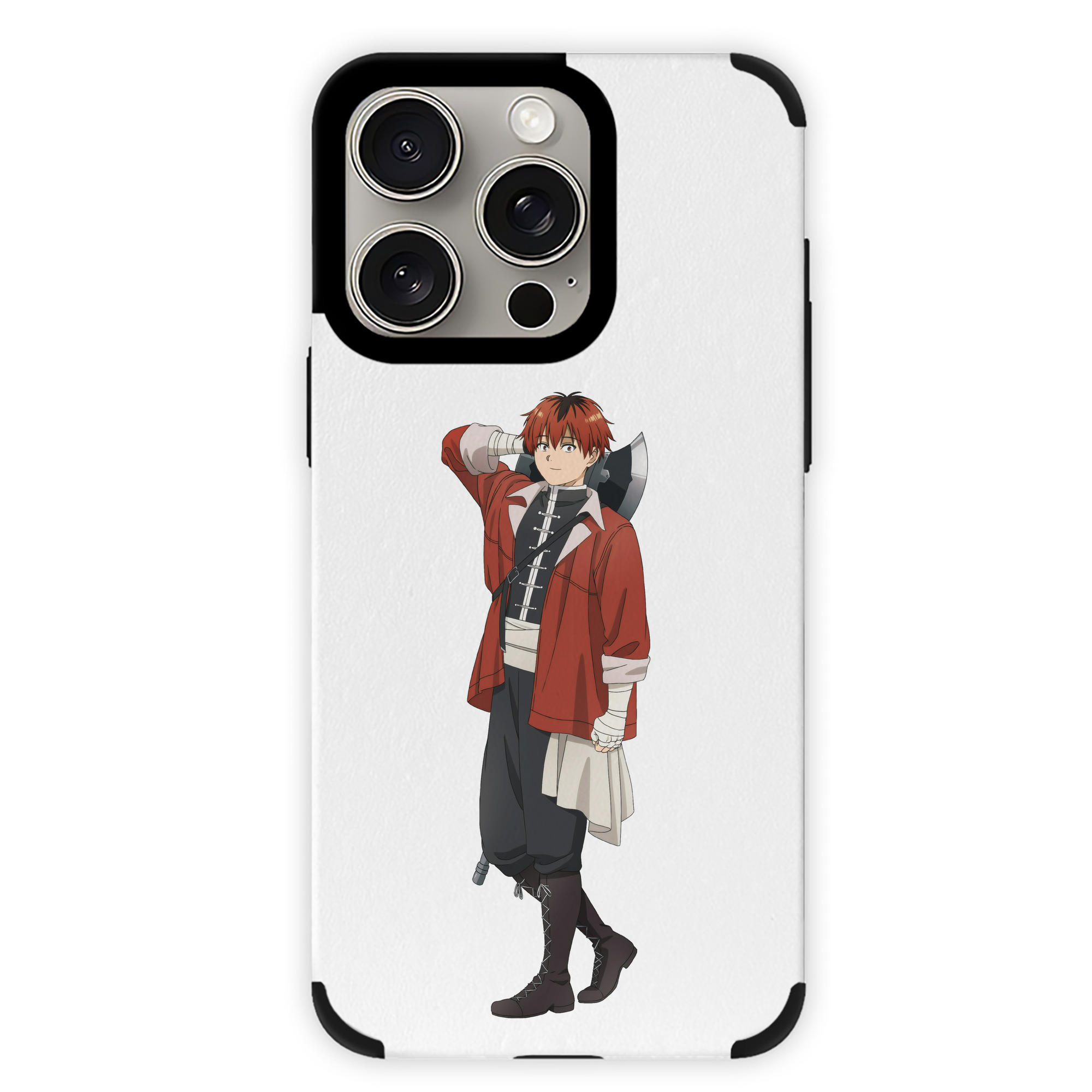 （画像用） 葬送のフリーレン Frieren 【iPhone15ProMax対応】 PUレザー スマホケース 耐衝撃＆黄変防止