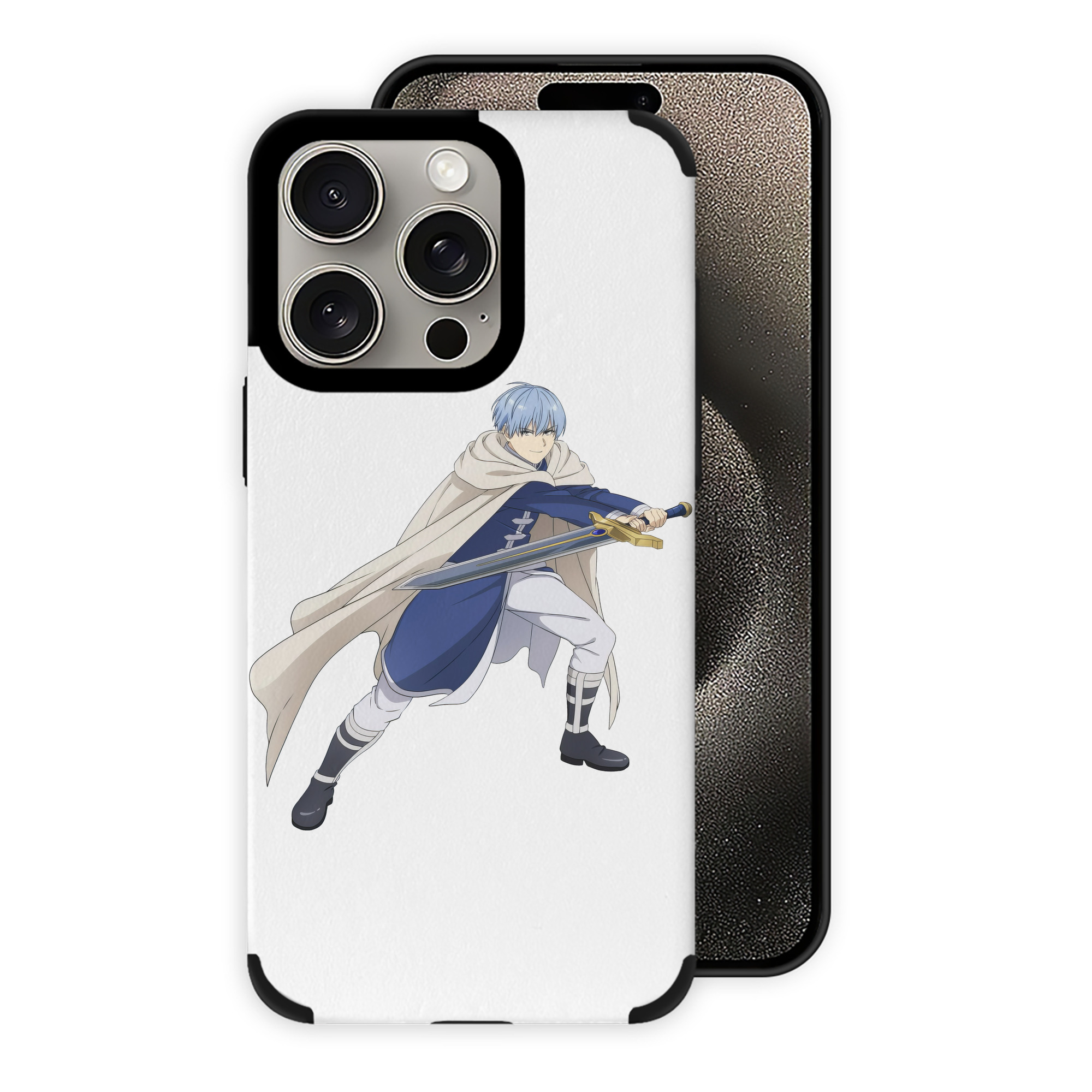 （画像用） 葬送のフリーレン Frieren 【iPhone15ProMax対応】 PUレザー スマホケース 耐衝撃＆黄変防止