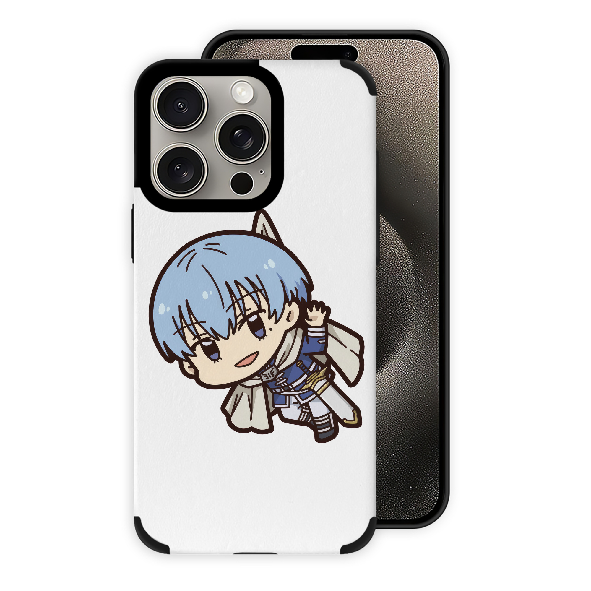 （画像用） 葬送のフリーレン Frieren 【iPhone15ProMax対応】 PUレザー スマホケース 耐衝撃＆黄変防止