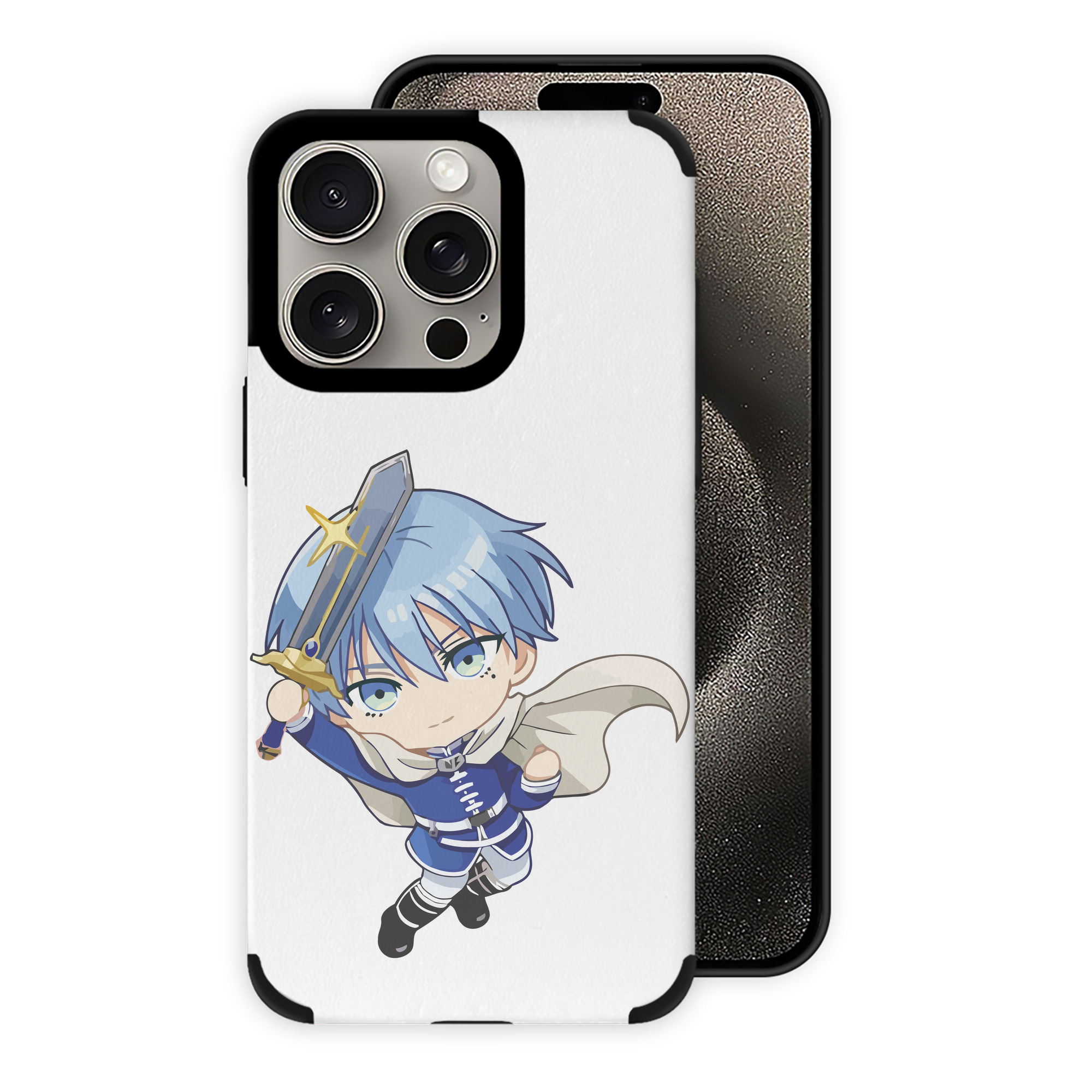 （画像用） 葬送のフリーレン Frieren 【iPhone15ProMax対応】 PUレザー スマホケース 耐衝撃＆黄変防止