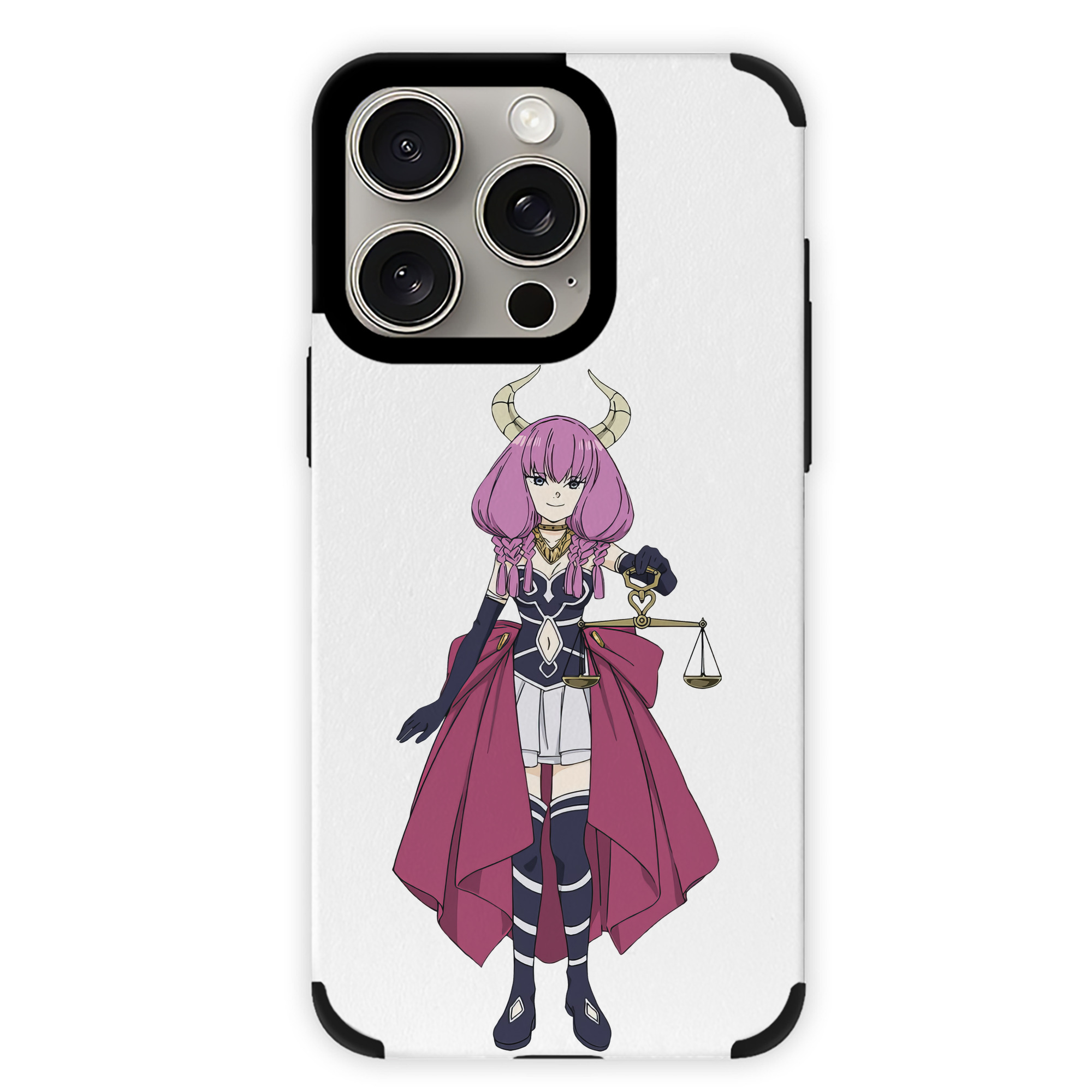 （画像用） 葬送のフリーレン Frieren 【iPhone15ProMax対応】 PUレザー スマホケース 耐衝撃＆黄変防止
