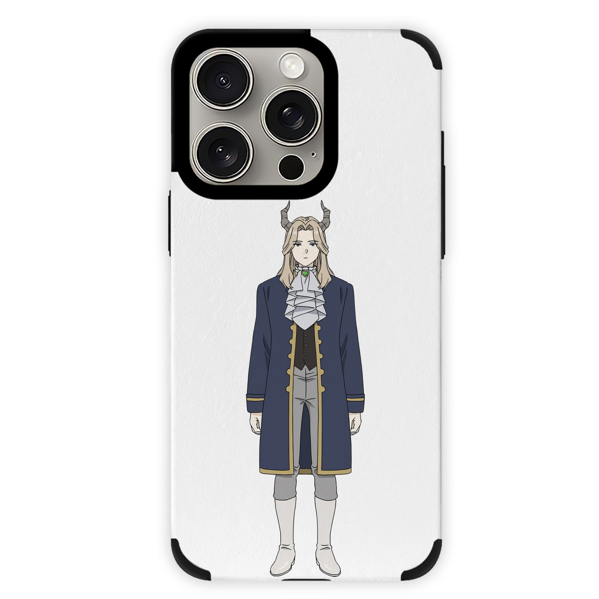 （画像用） 葬送のフリーレン Frieren 【iPhone15ProMax対応】 PUレザー スマホケース 耐衝撃＆黄変防止