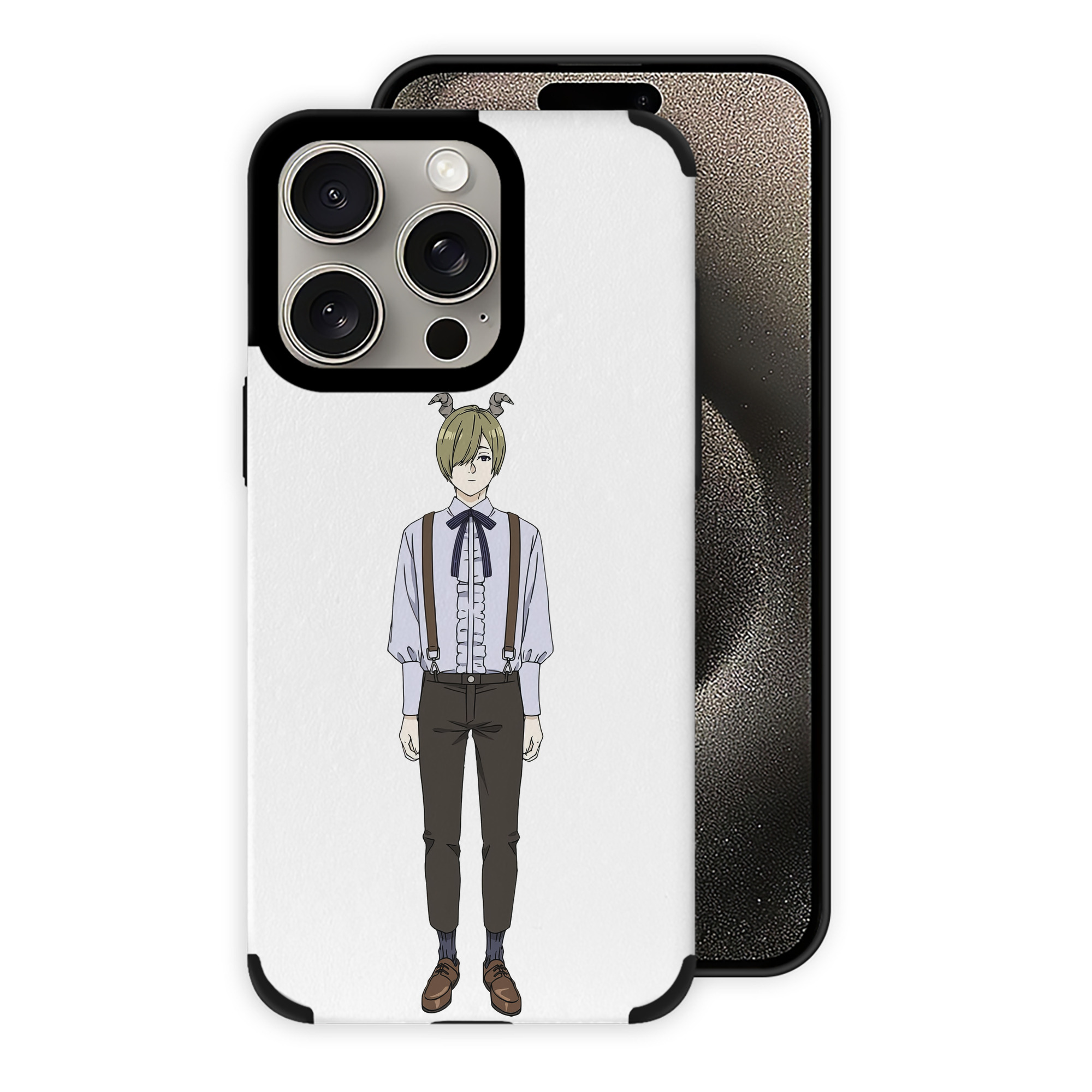 （画像用） 葬送のフリーレン Frieren 【iPhone15ProMax対応】 PUレザー スマホケース 耐衝撃＆黄変防止