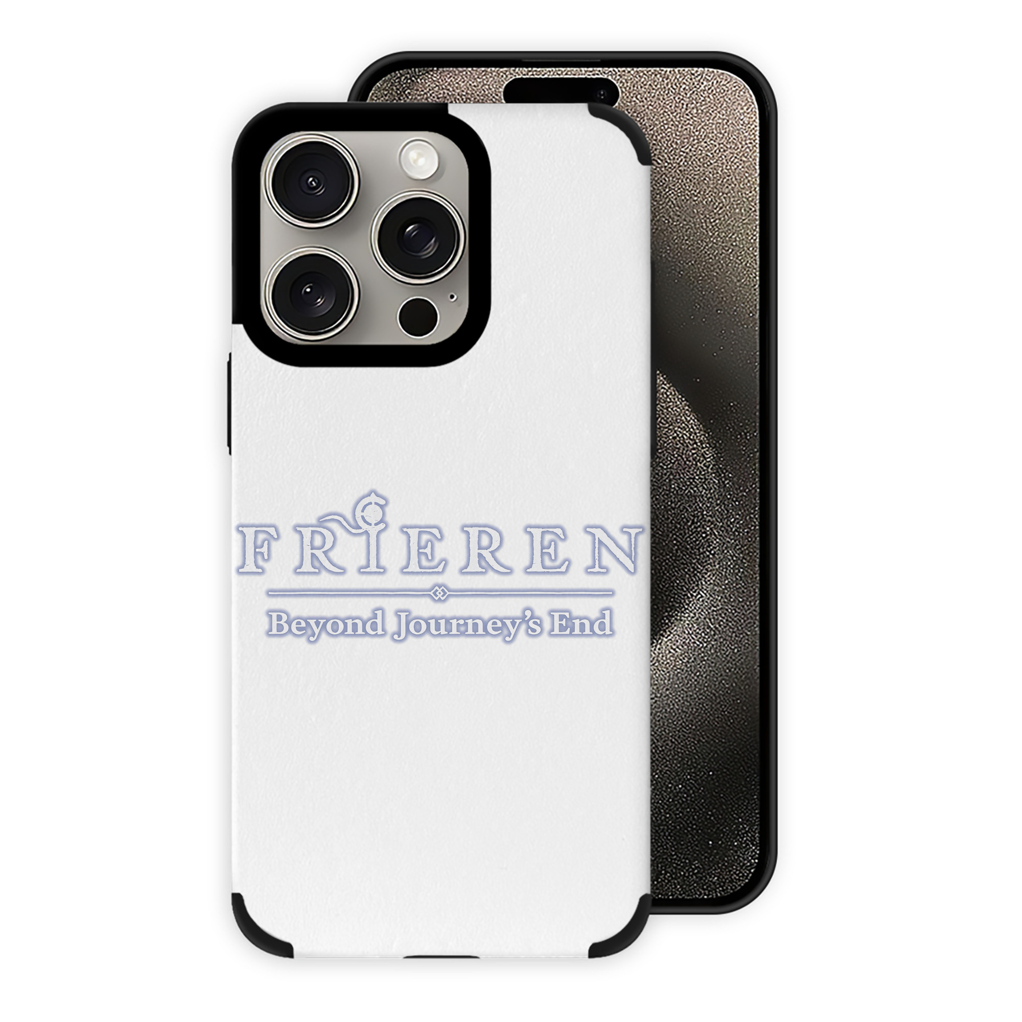 （画像用） 葬送のフリーレン Frieren 【iPhone15ProMax対応】 PUレザー スマホケース 耐衝撃＆黄変防止