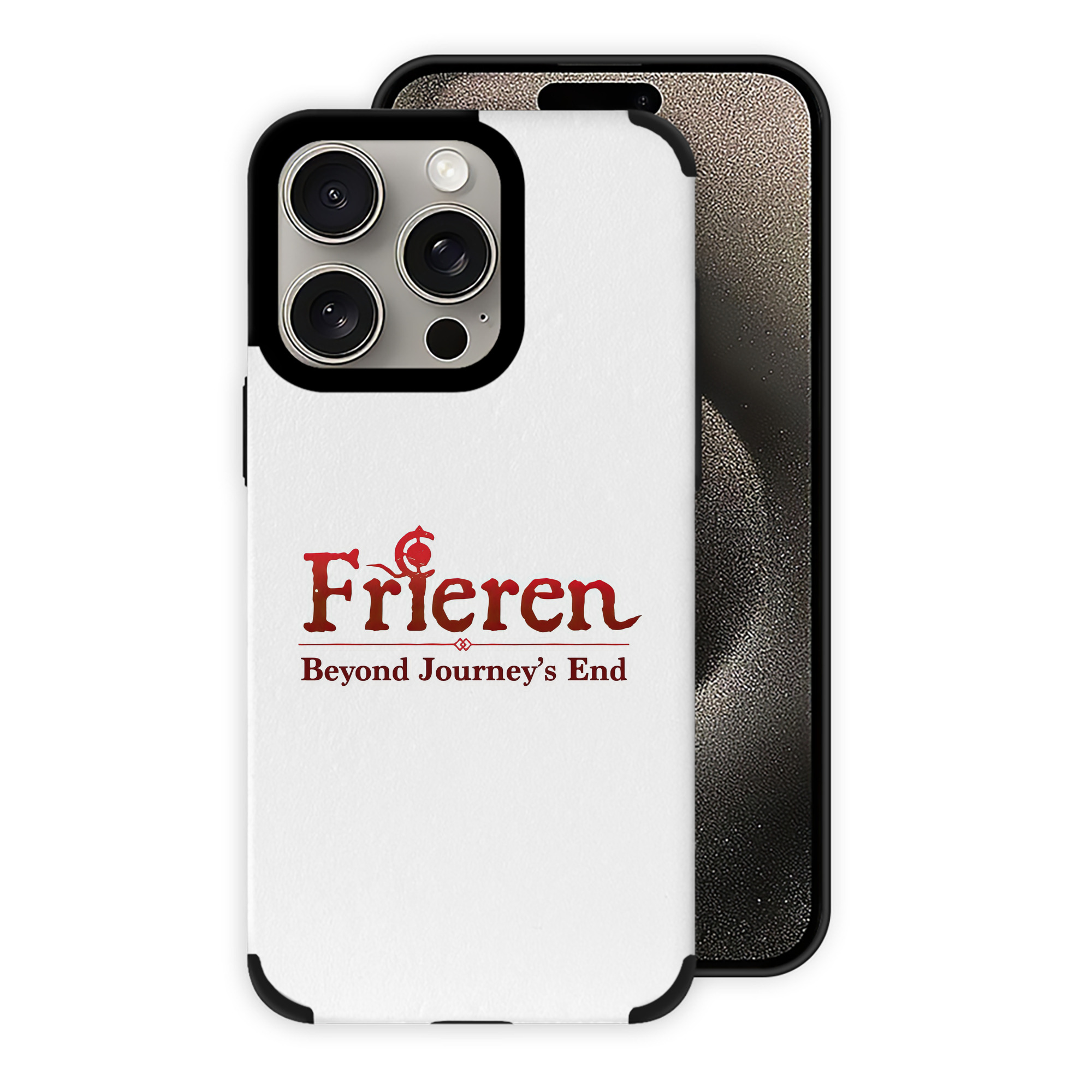 （画像用） 葬送のフリーレン Frieren 【iPhone15ProMax対応】 PUレザー スマホケース 耐衝撃＆黄変防止
