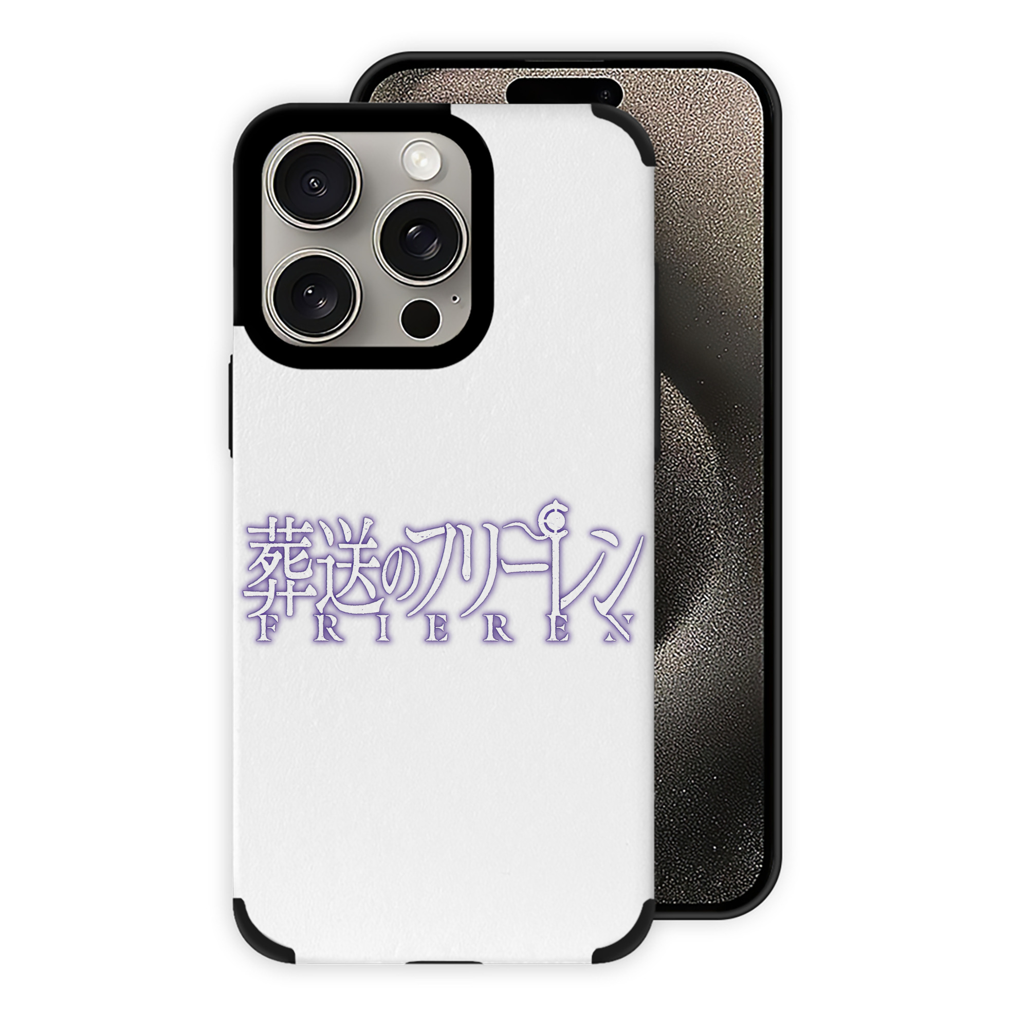（画像用） 葬送のフリーレン Frieren 【iPhone15ProMax対応】 PUレザー スマホケース 耐衝撃＆黄変防止
